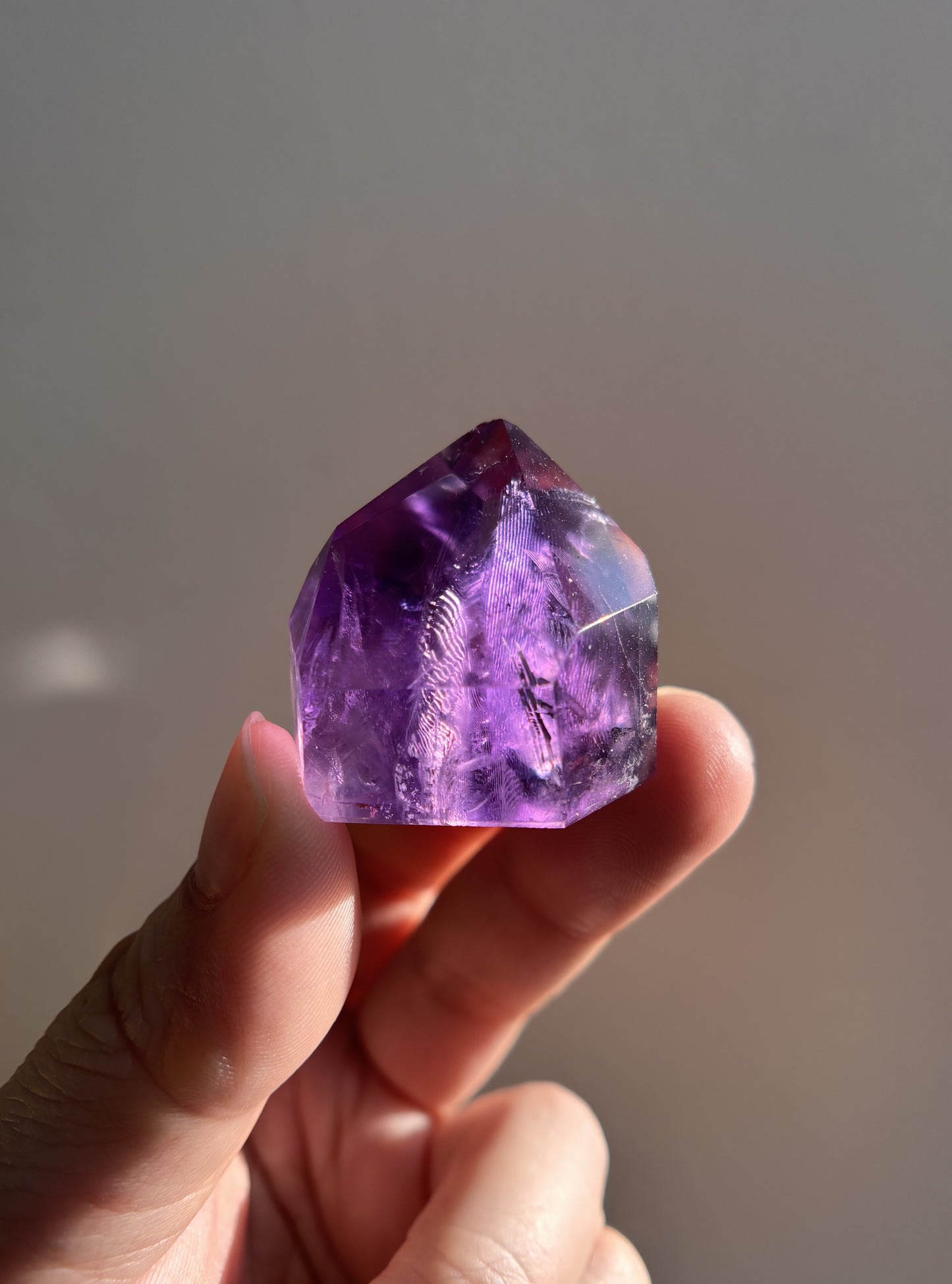 Gemmy Bahai Amethyst Mini Tower 28g