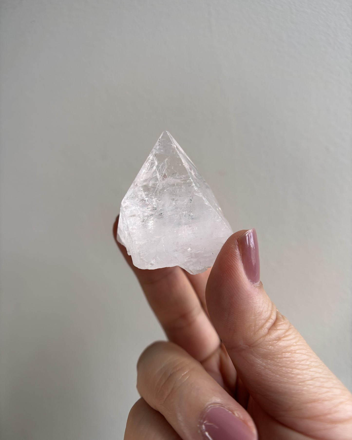 Apophyllite Pyramid with Key Formation - XL (30.8g)