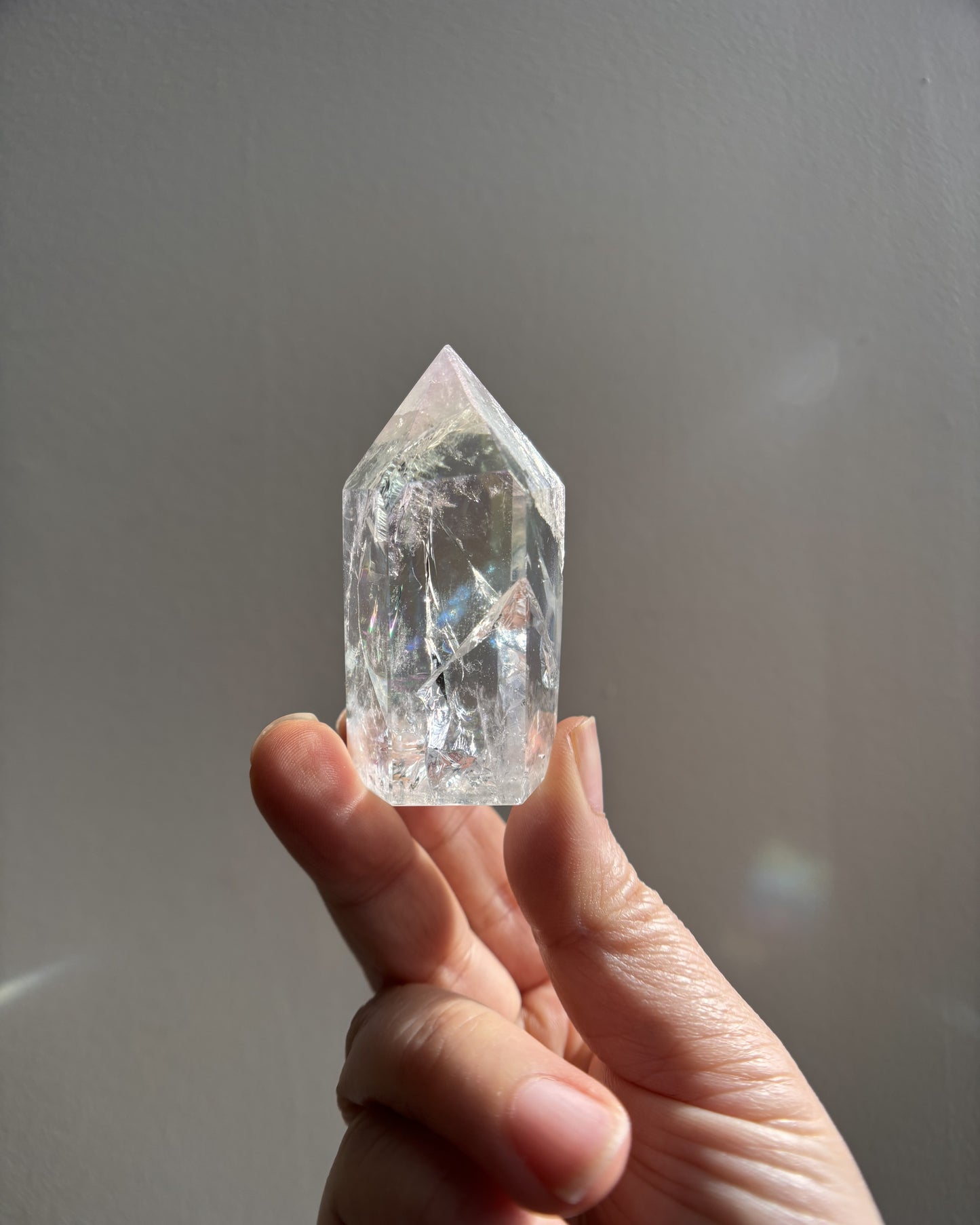 Aura Crackle Quartz Tower 66g