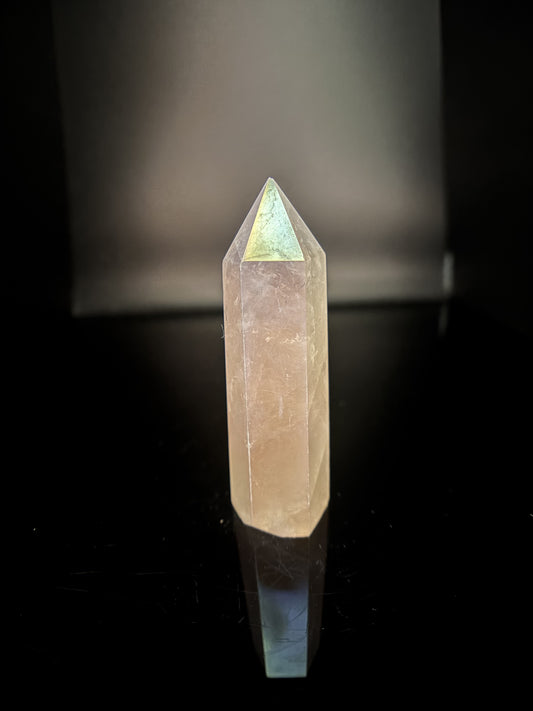 Aura Rose Quartz Tower