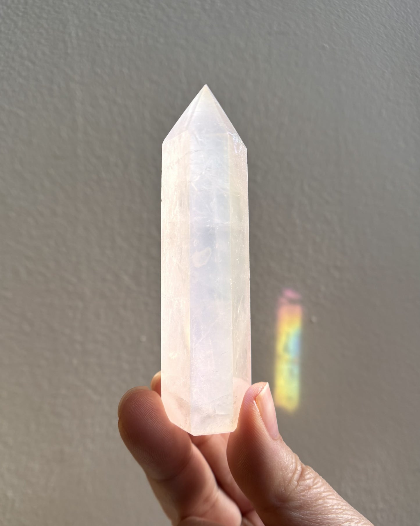Rose Aura Quartz Tower 60g
