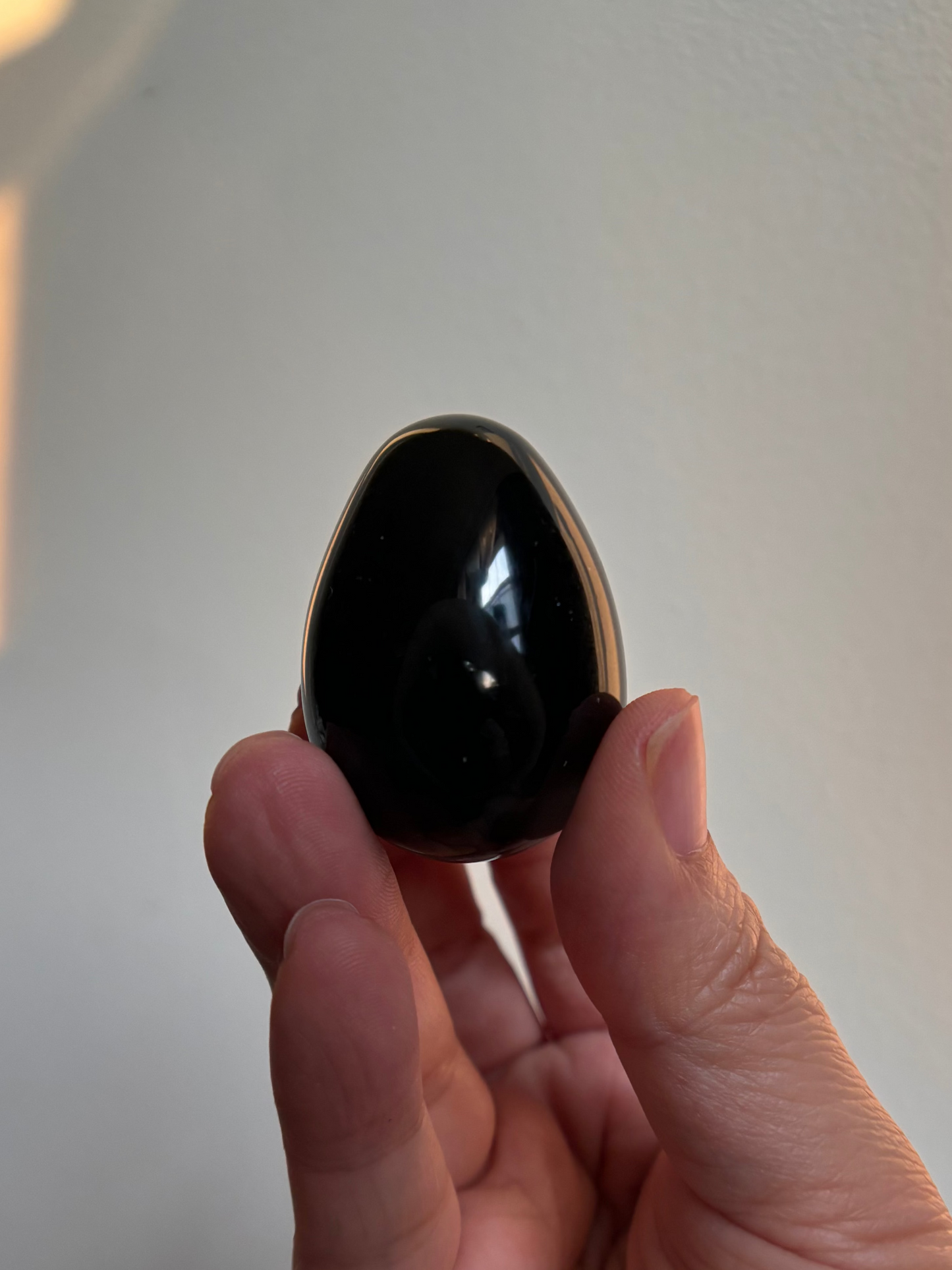Black Obsidian Mini Egg