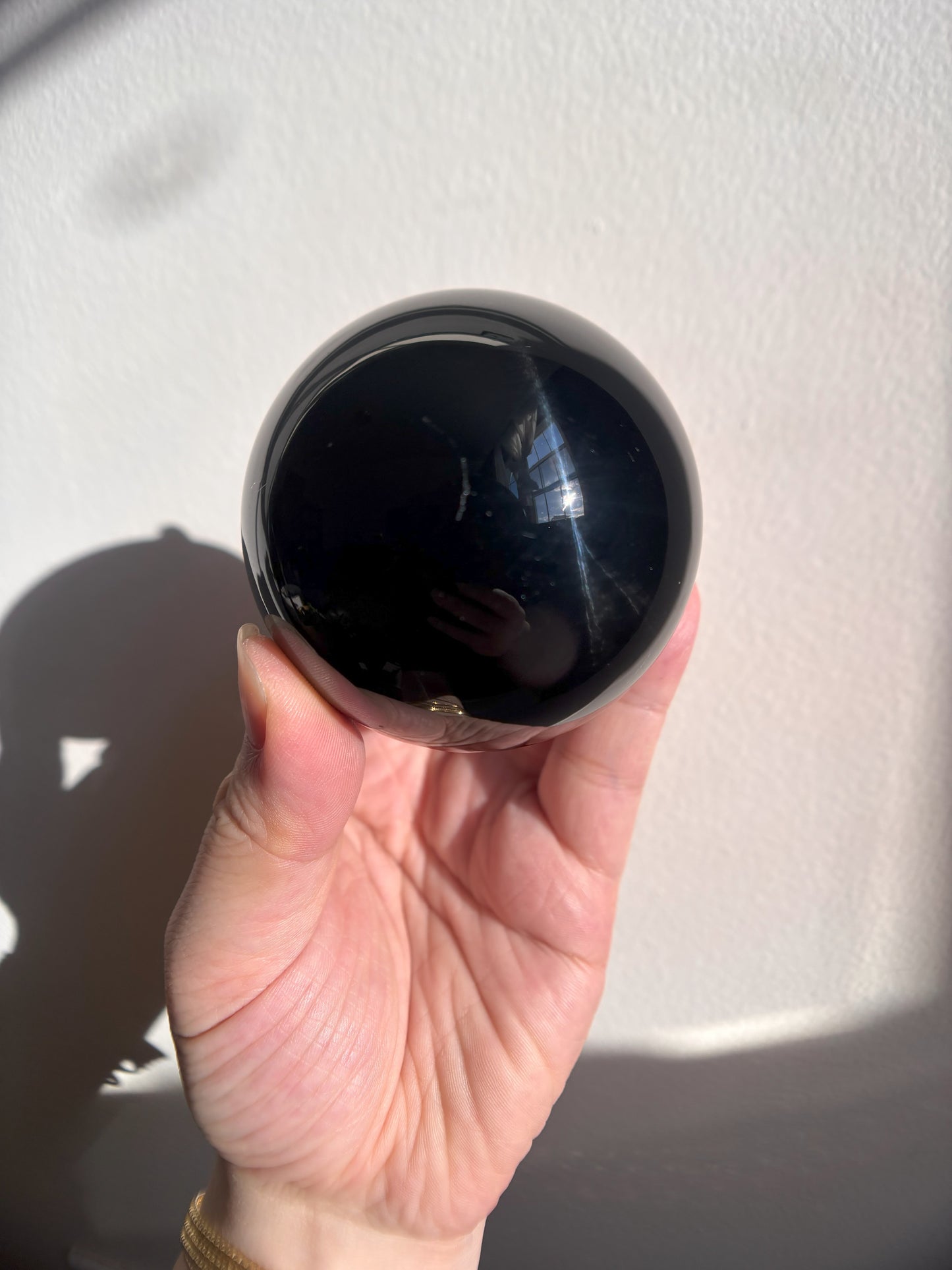 Black Obsidian Sphere 298g