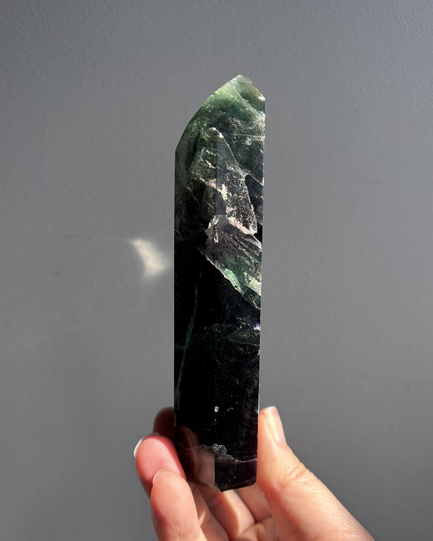 Brazilian Green Purple Fluorite 346.8g