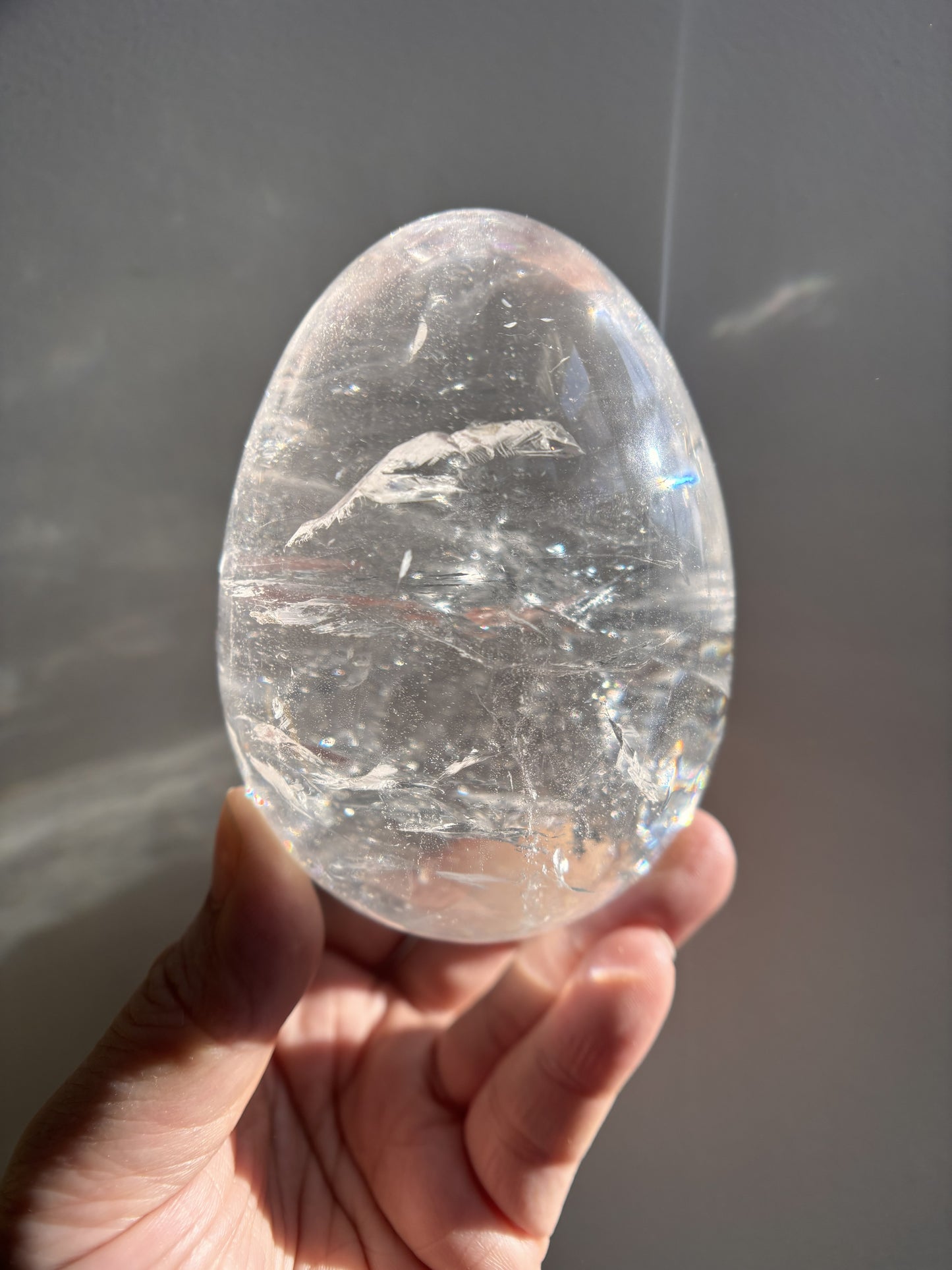 Clear Quartz Egg 459g