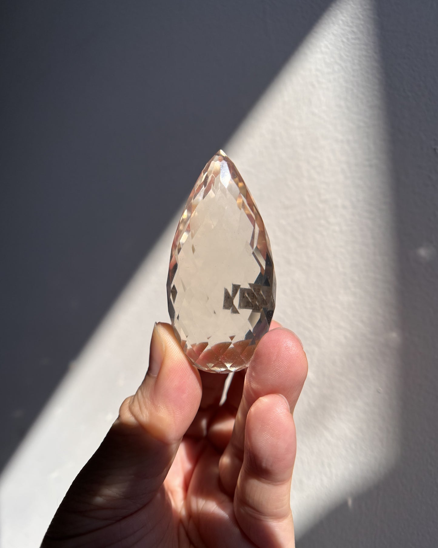 Faceted Citrine Flame 61.7g