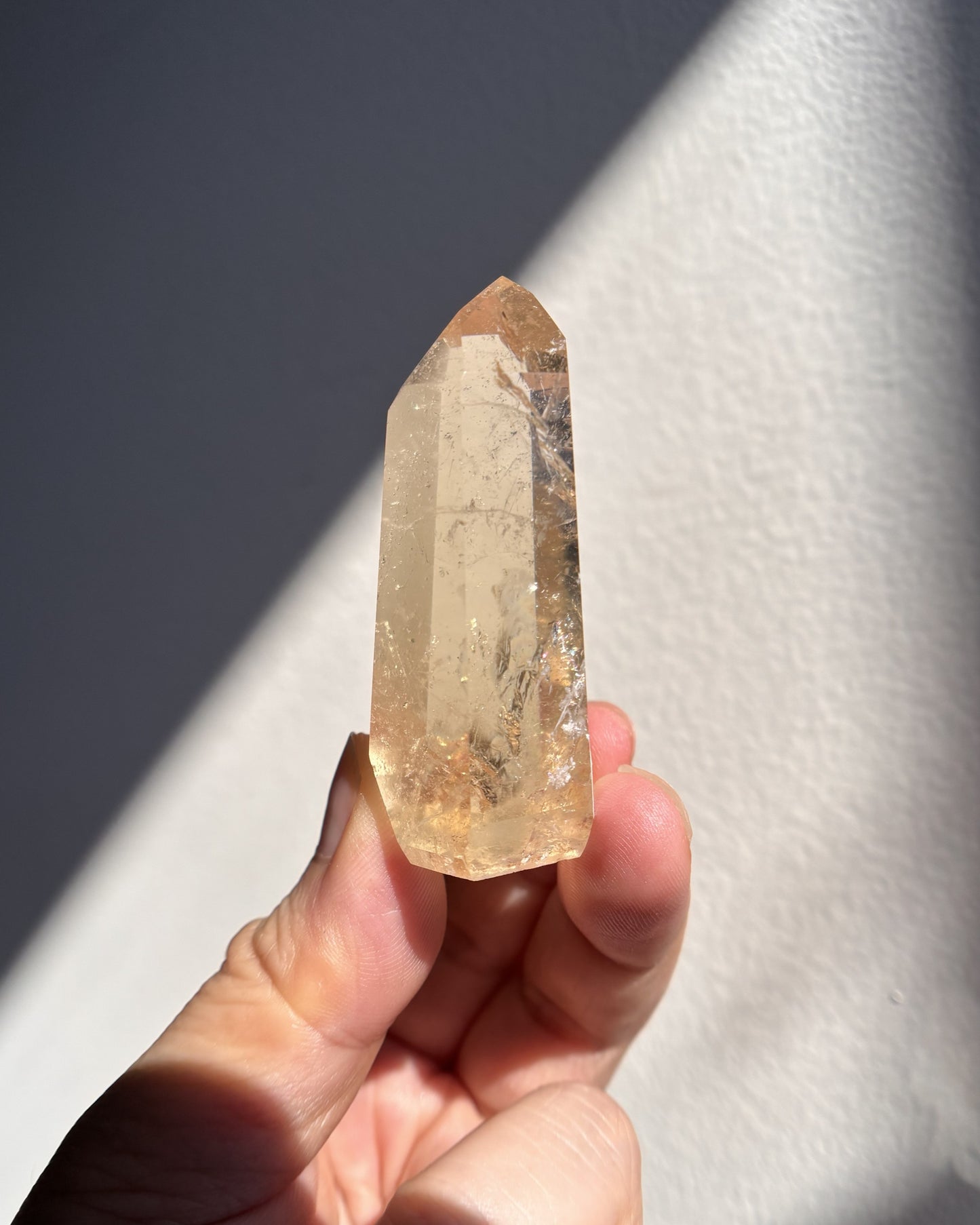 Faceted Citrine Tower 54.7g