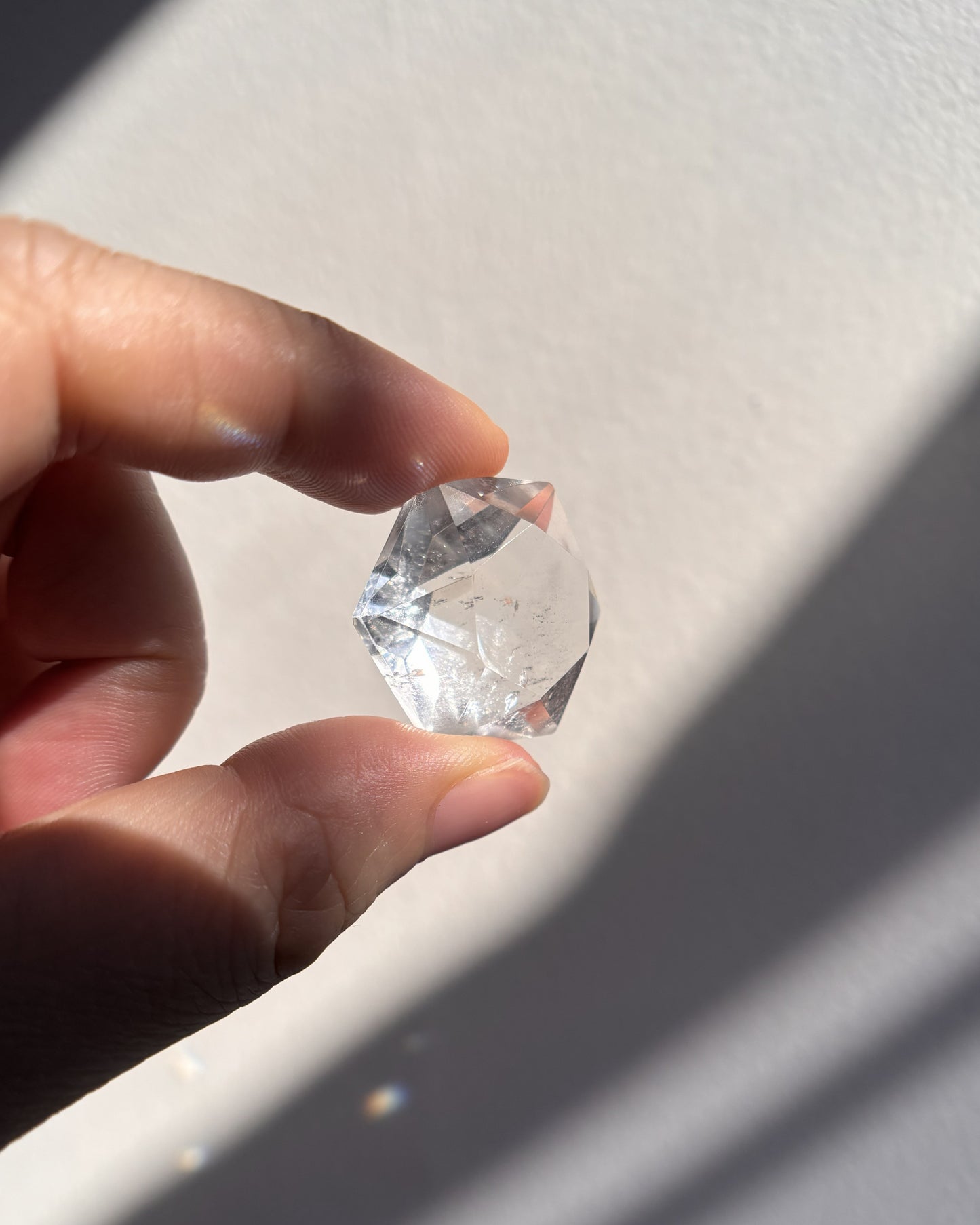 Faceted Lemurian Diamond 12.6g