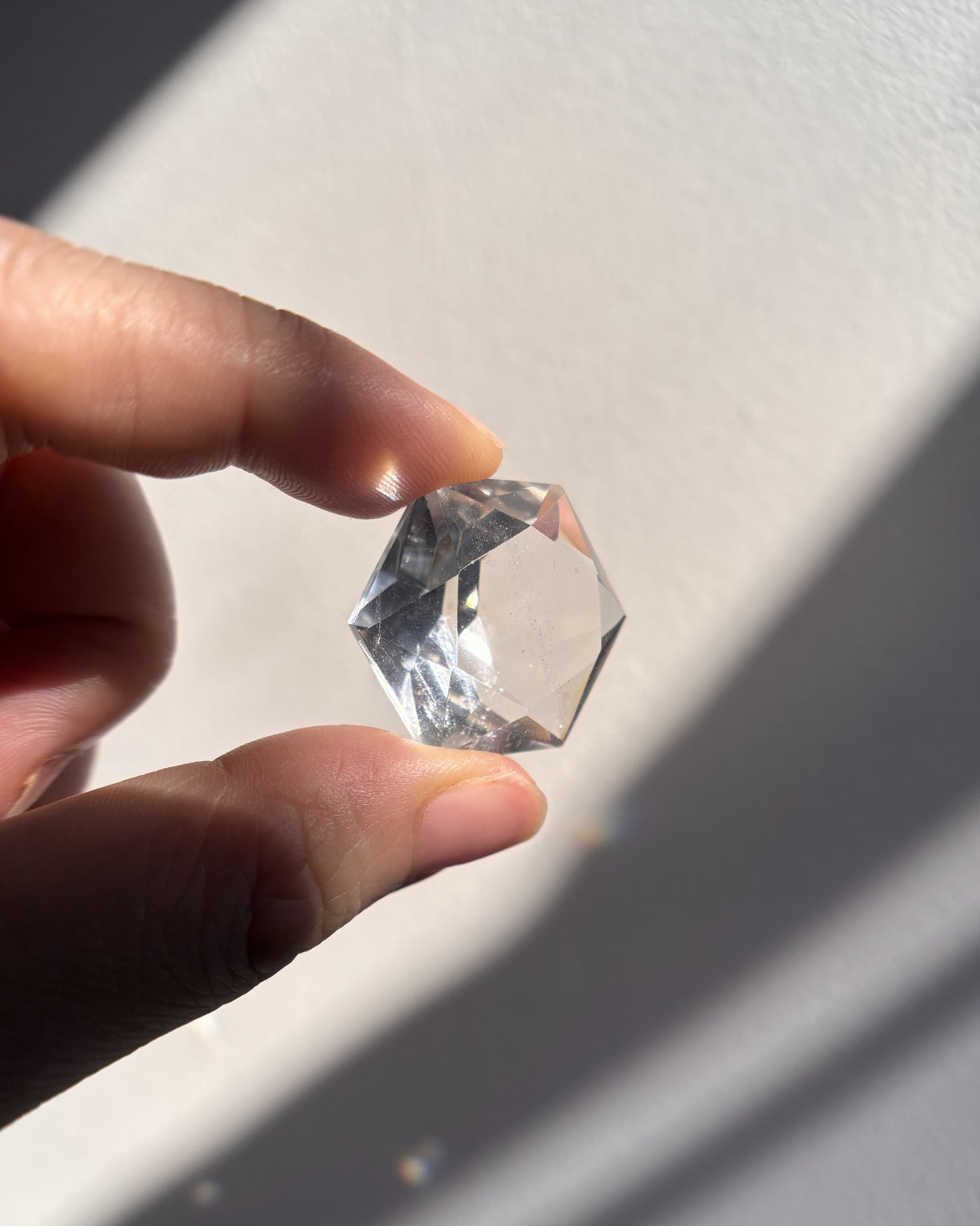 Faceted Lemurian Diamond 12.8g
