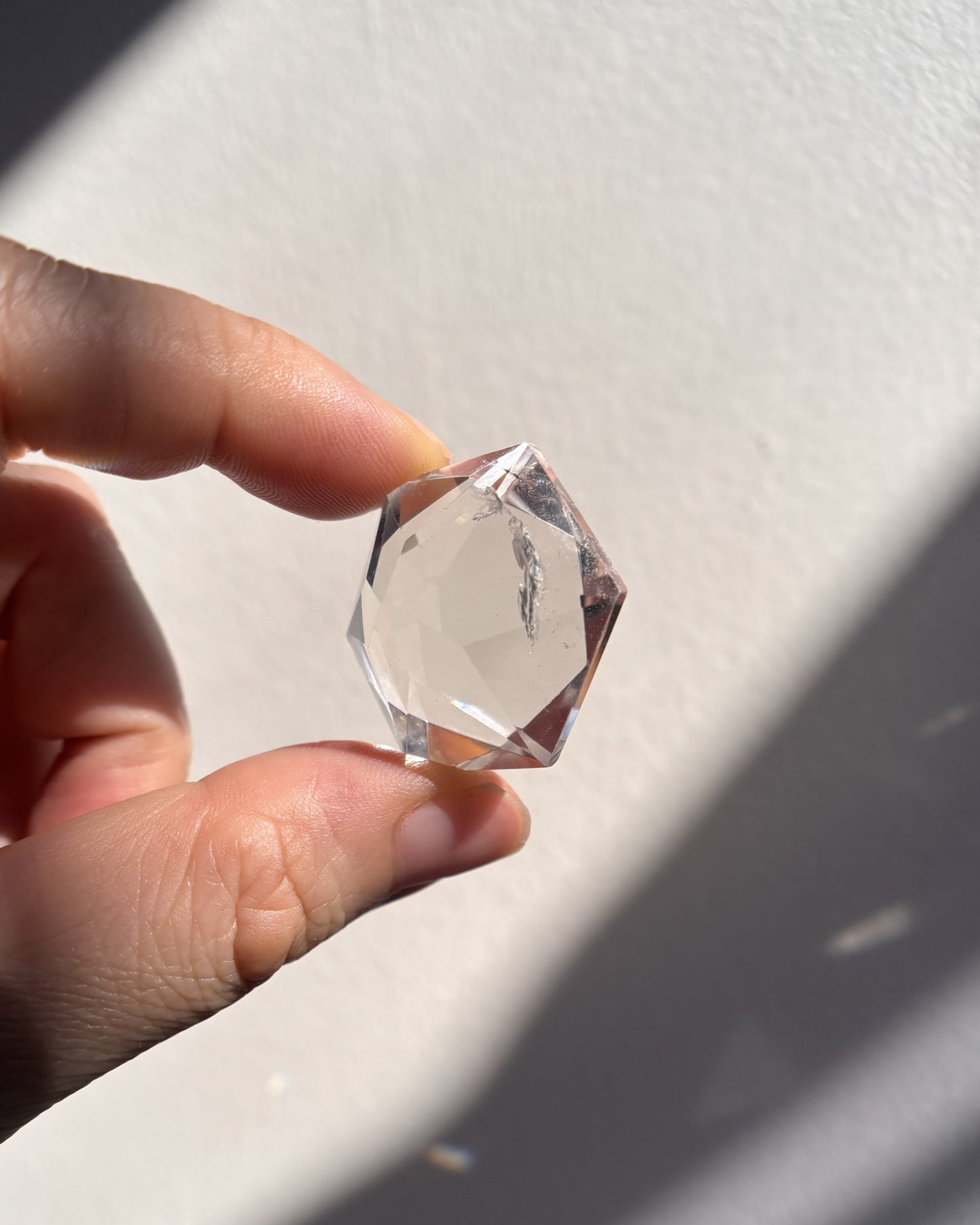 Faceted Lemurian Diamond 15.3g