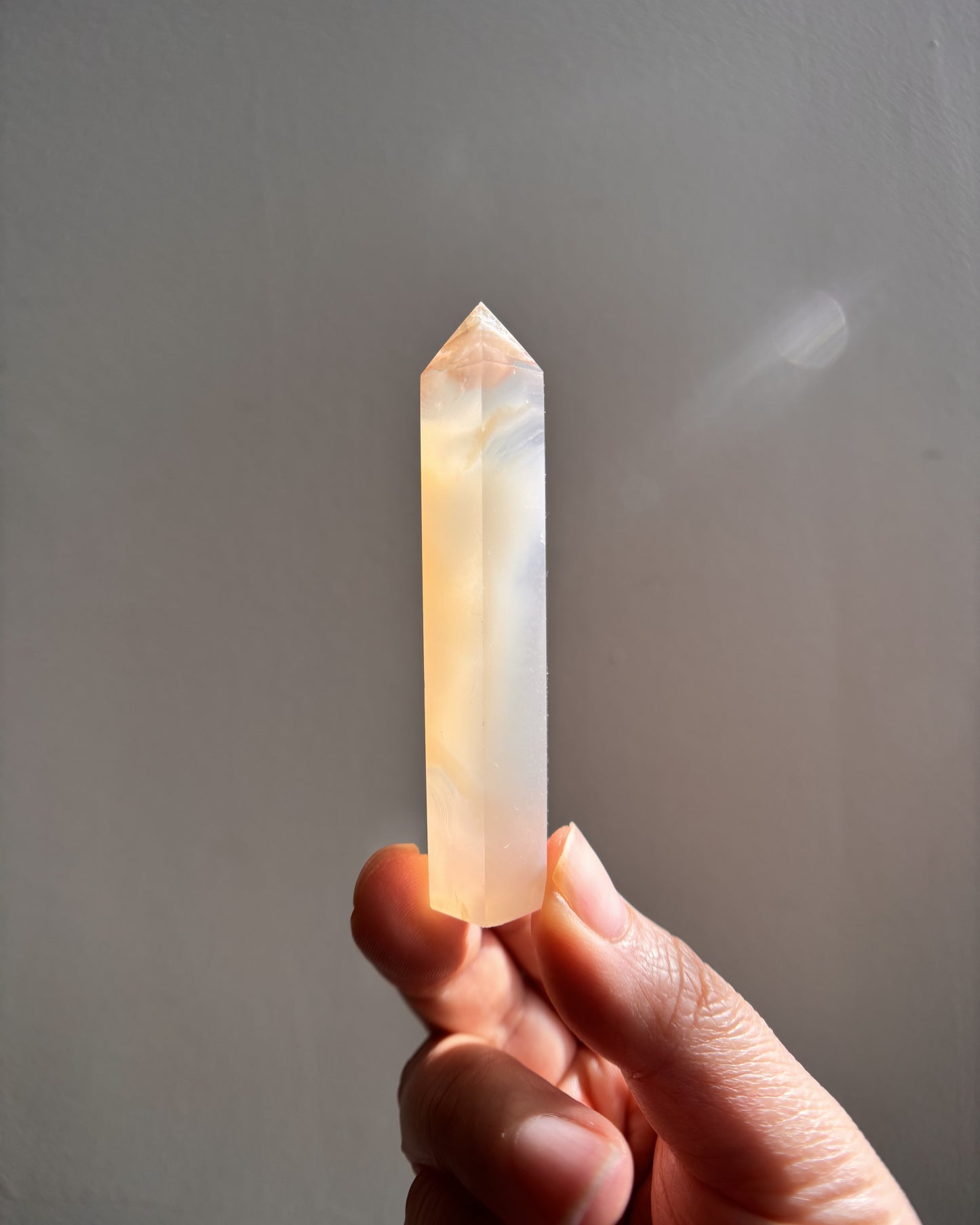 Flower Agate Tower 36g