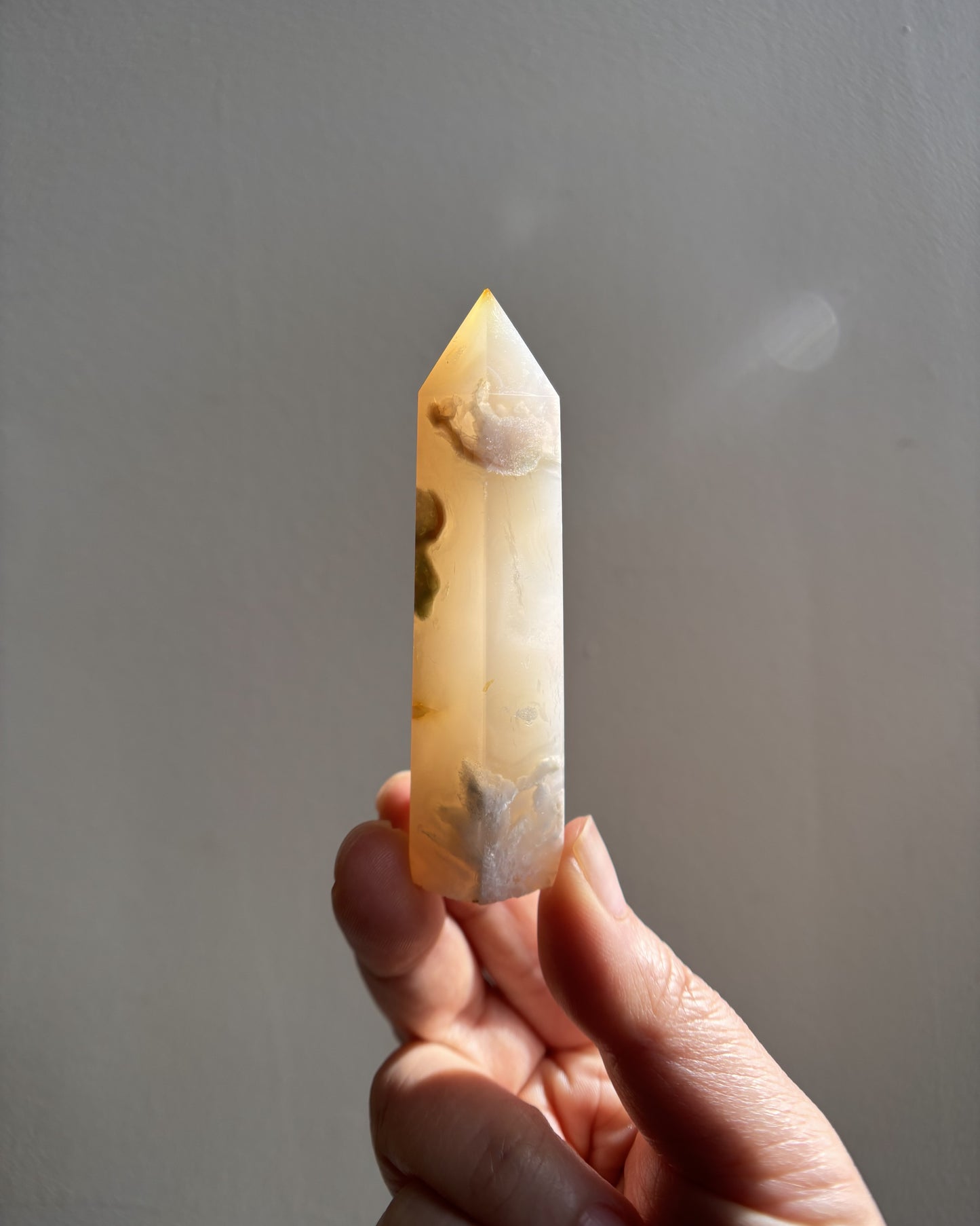Flower Agate Tower 66g
