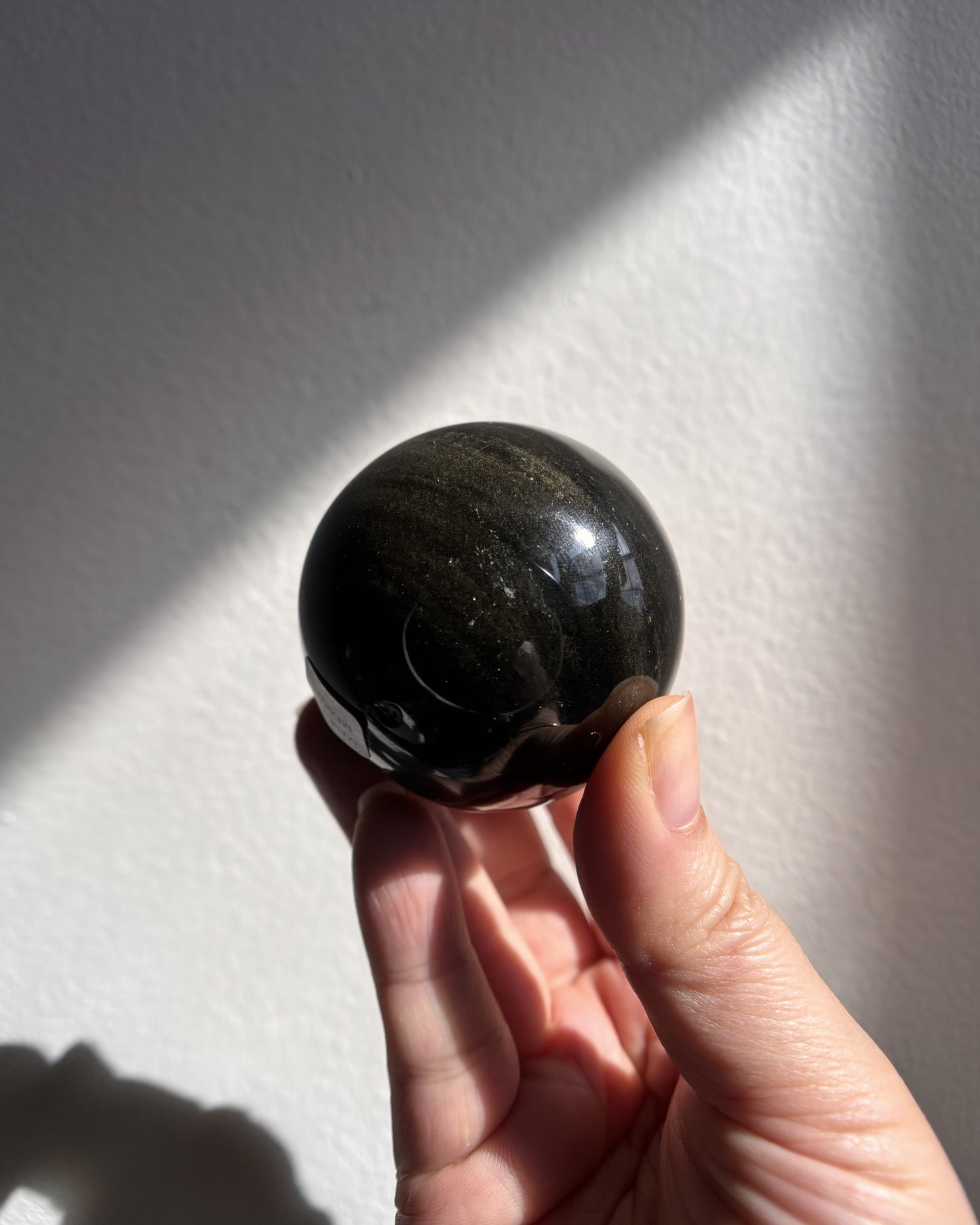 Golden Obsidian Sphere 155.8g