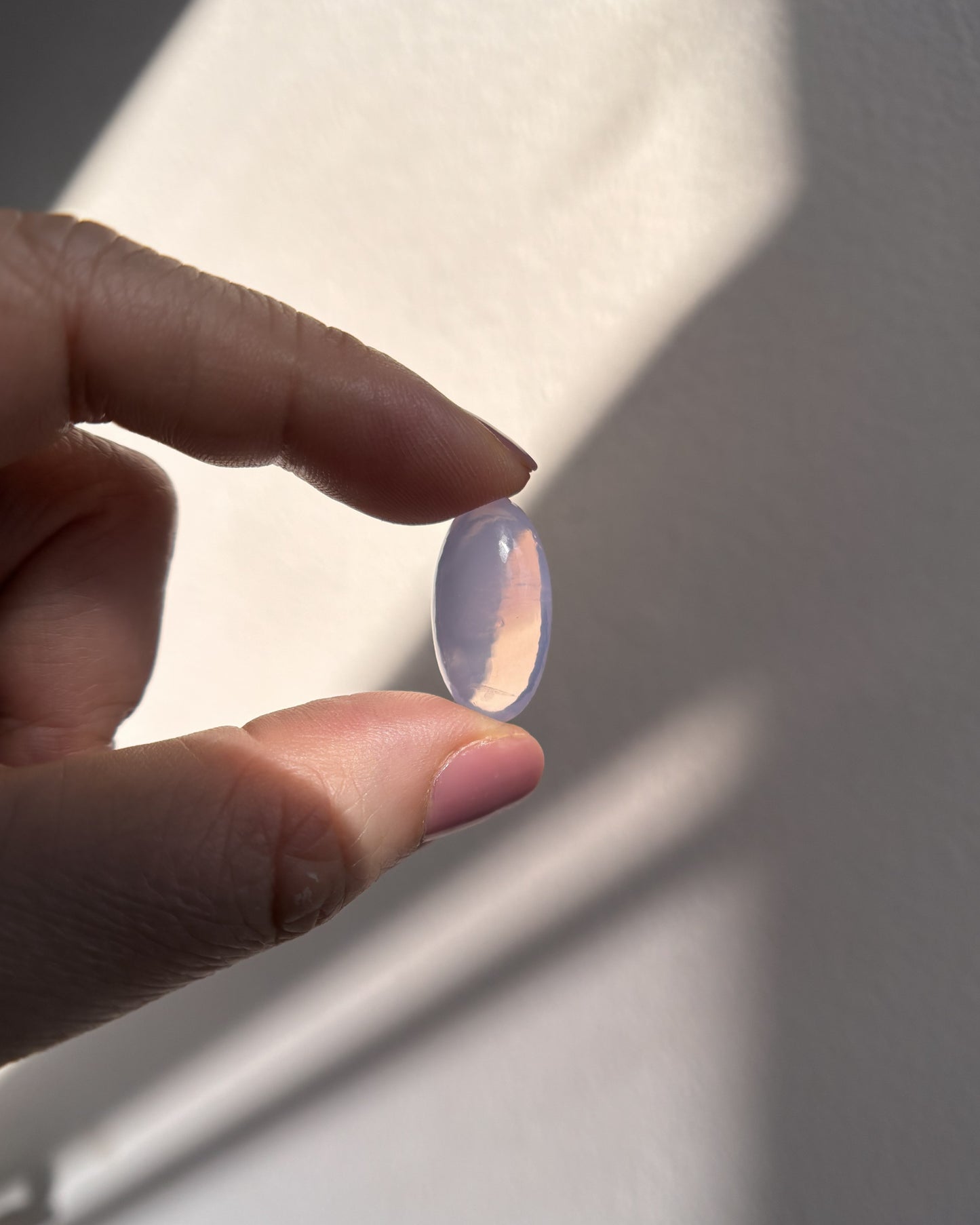 Lavender Moon Quartz Lingam 4.4g