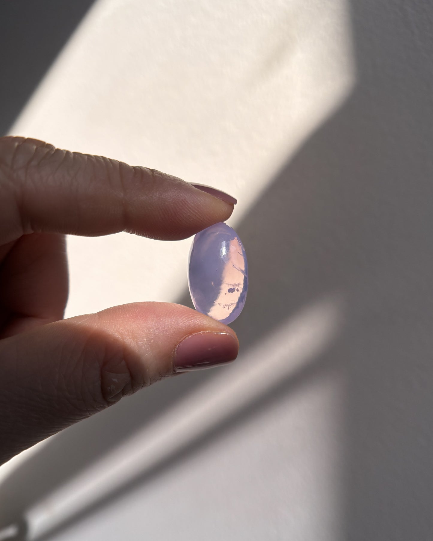 Lavender Moon Quartz Lingam 5.6g
