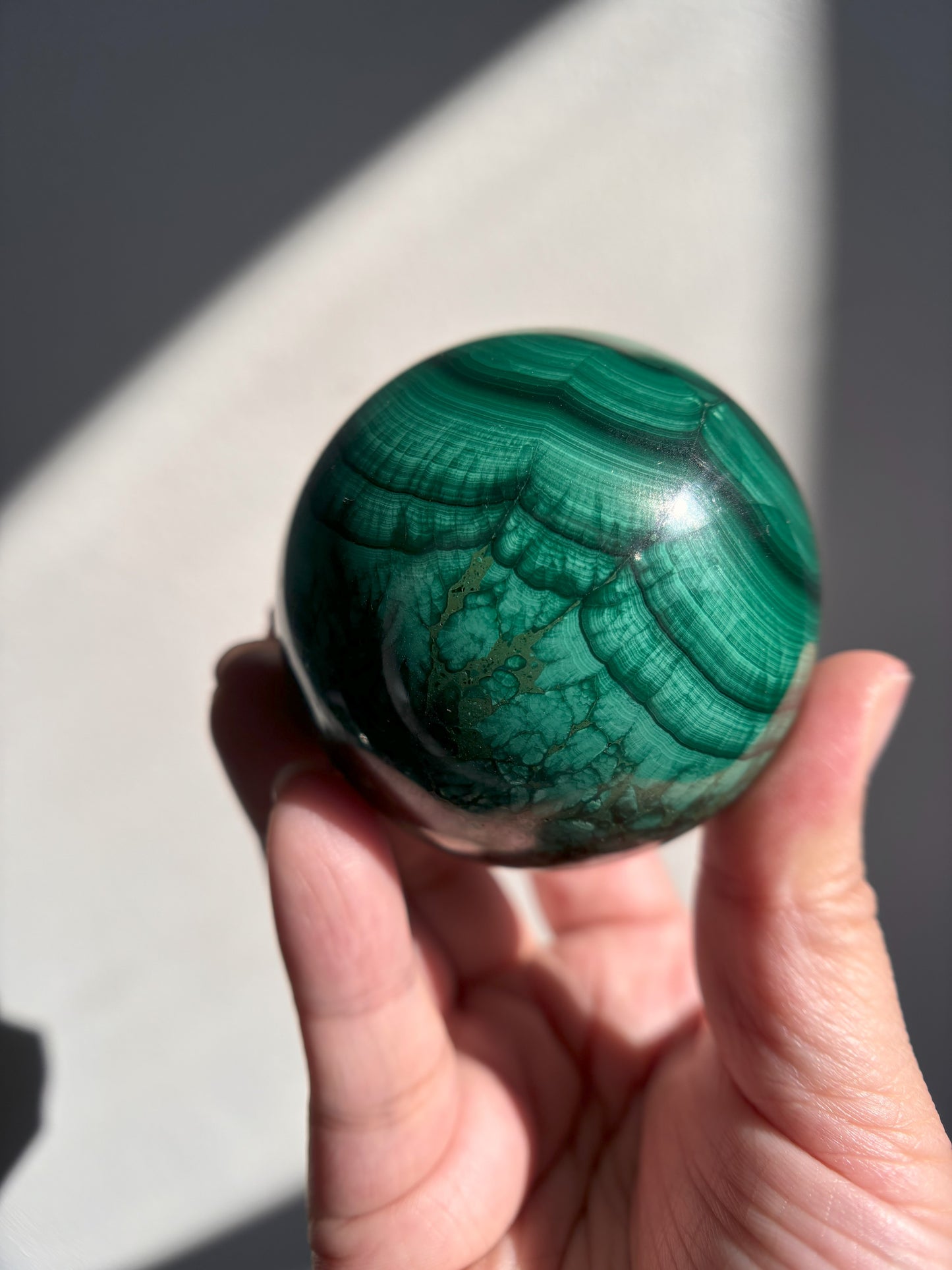 Malachite Sphere 420g