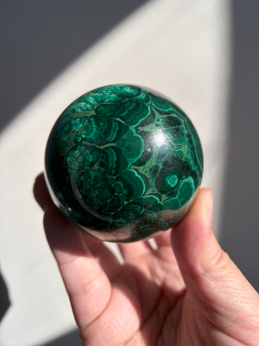 AAA Malachite Sphere 420g