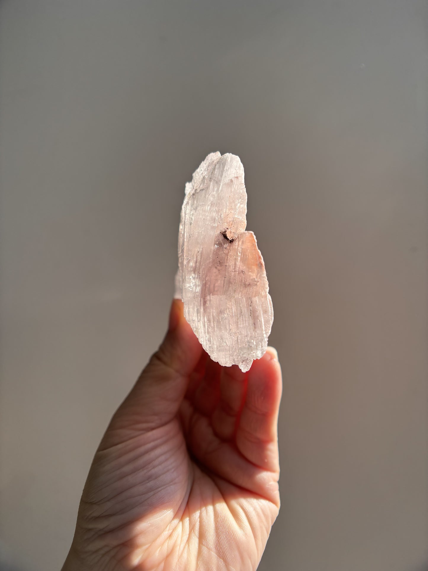 Mexican Selenite with Hematite 133.3g
