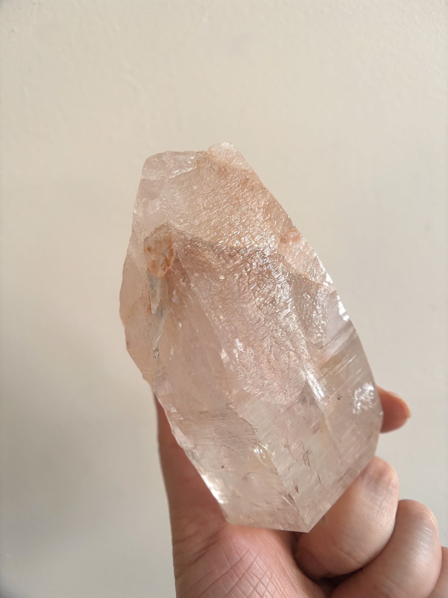 Pink Himalayan Samadhi Point Quartz 523g