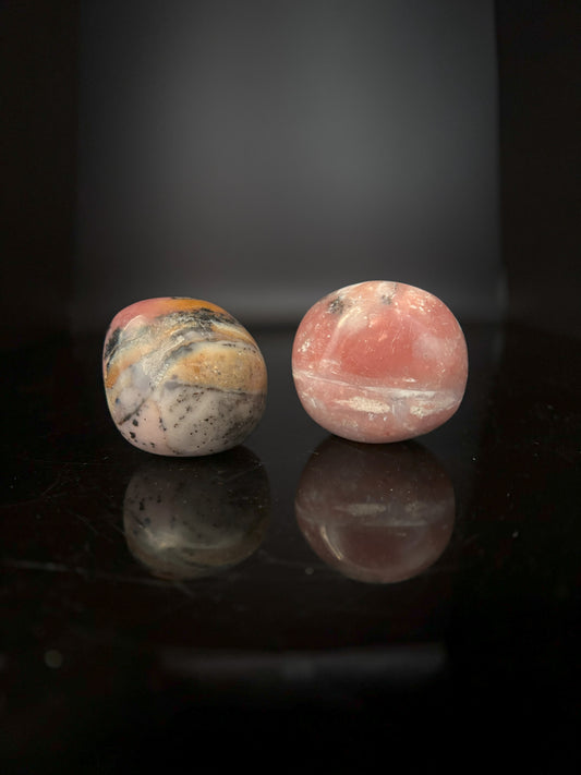 High-Quality Pink Opal Tumbles