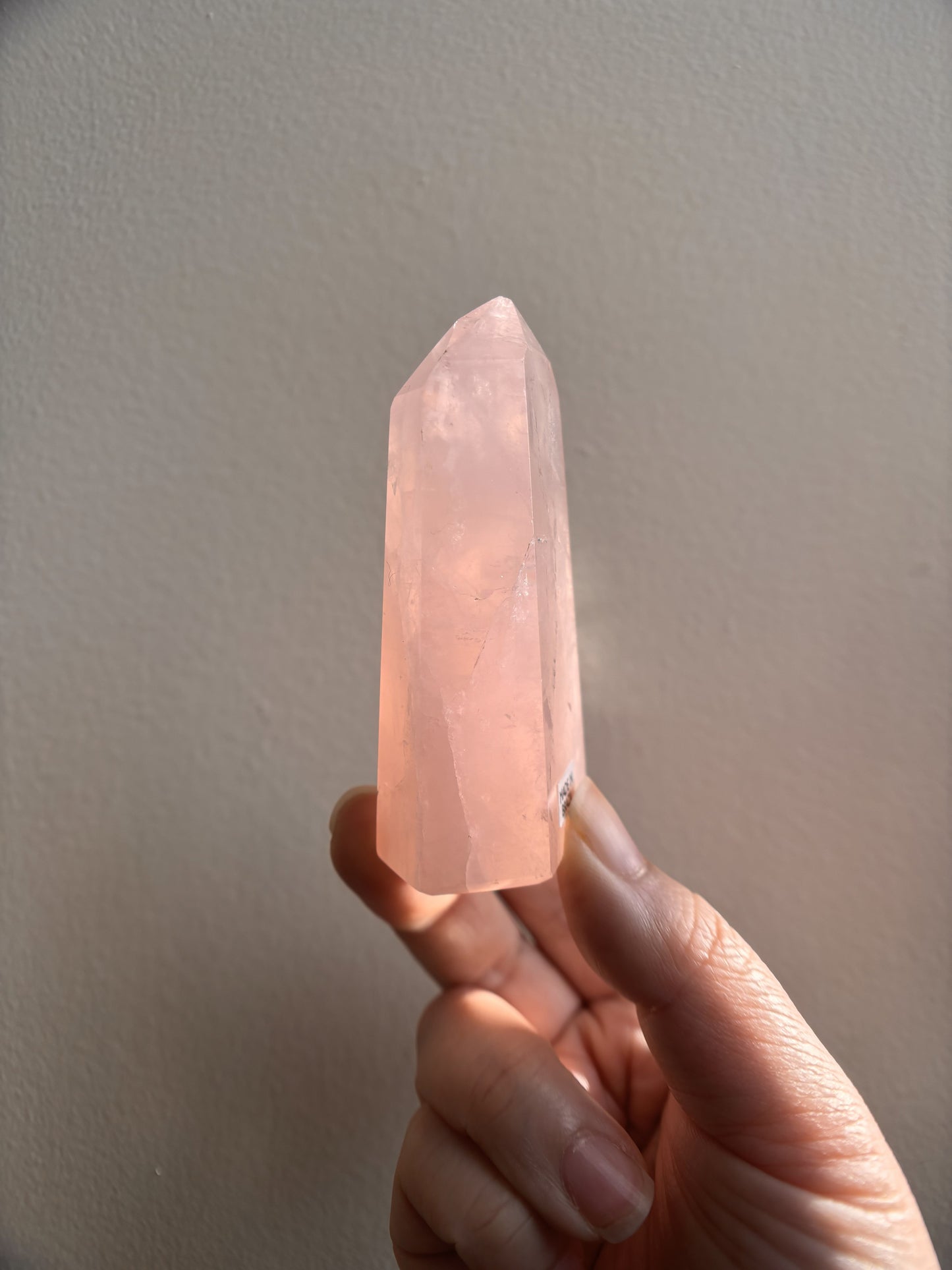 Brazilian Bahia Rose Quartz Tower 104.5g