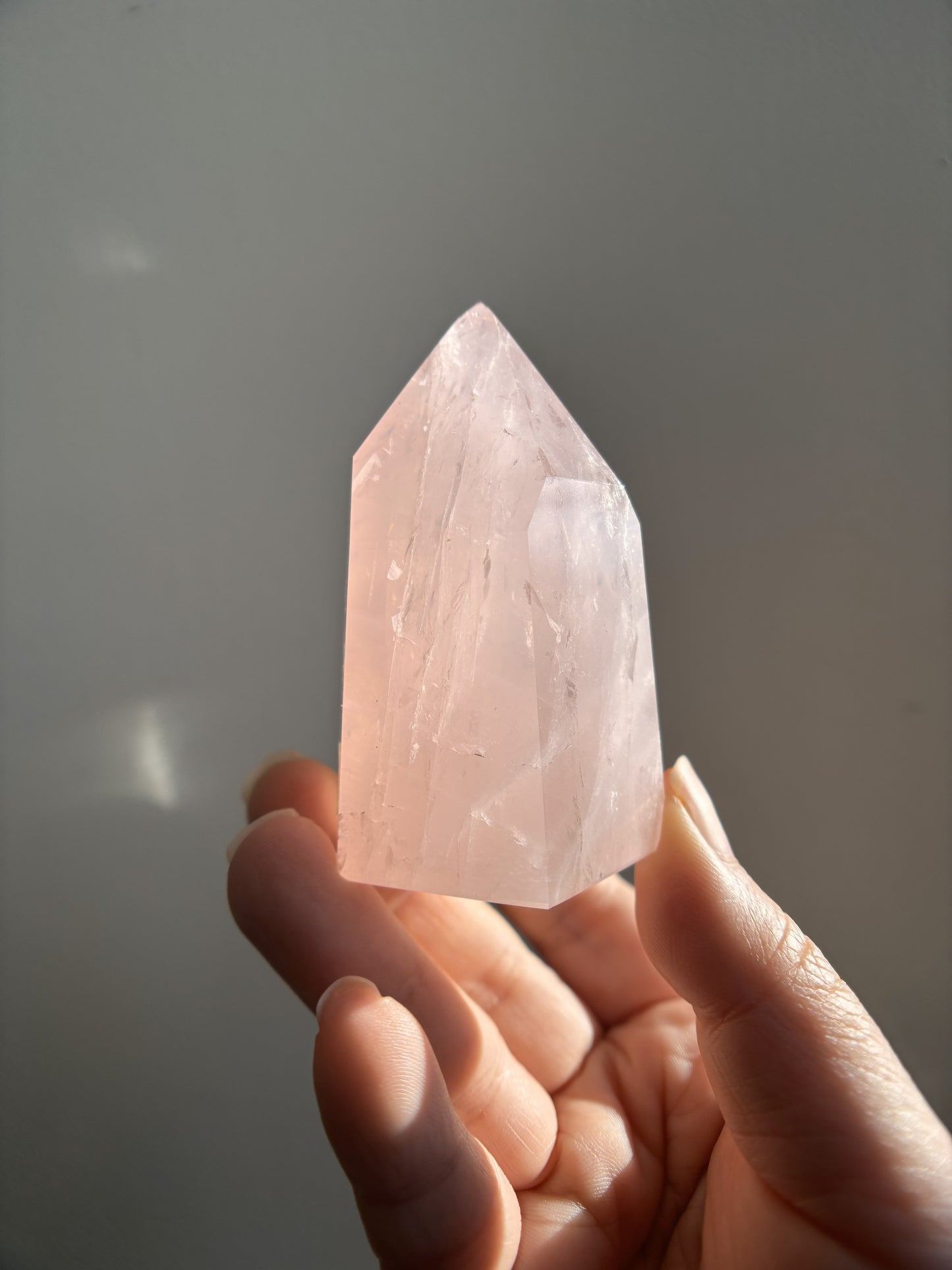 Brazilian Bahia Rose Quartz Tower 148g