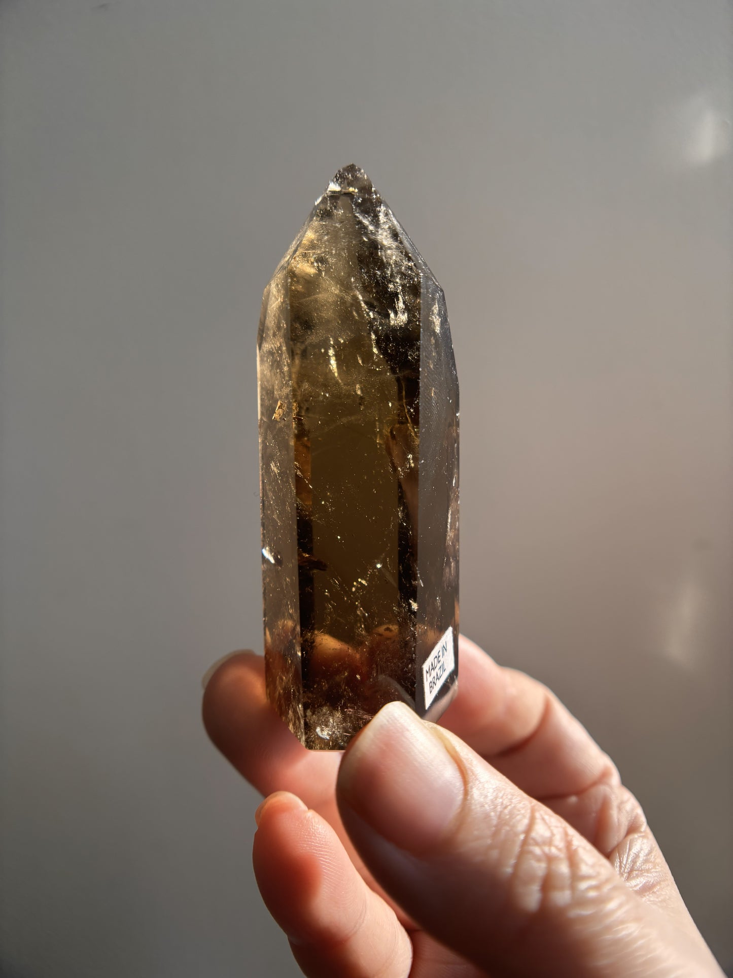 Wounded Tocantins Smoky Quartz Tower 93g