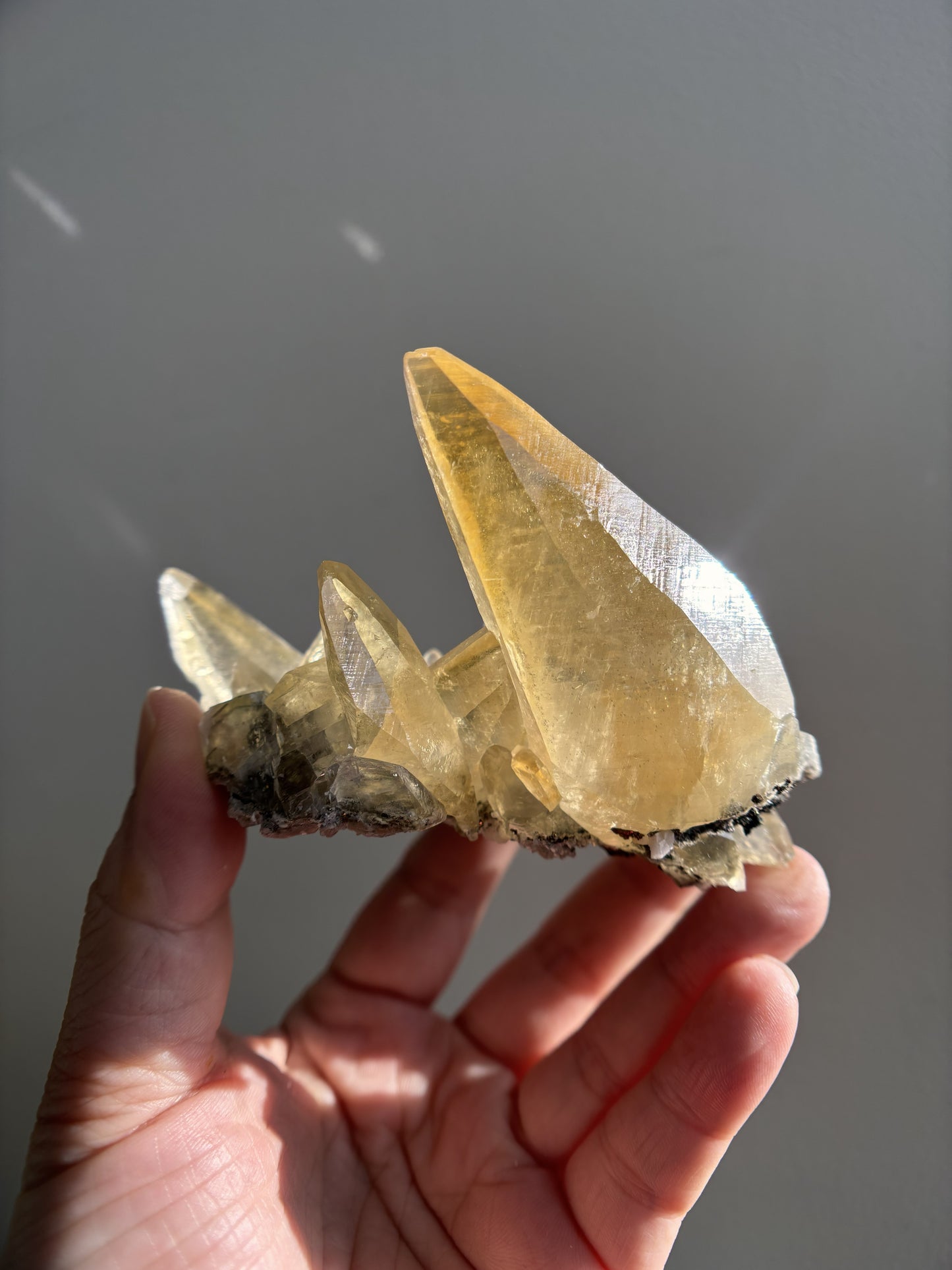 Sweetwater Mine Honey Phantom Calcite