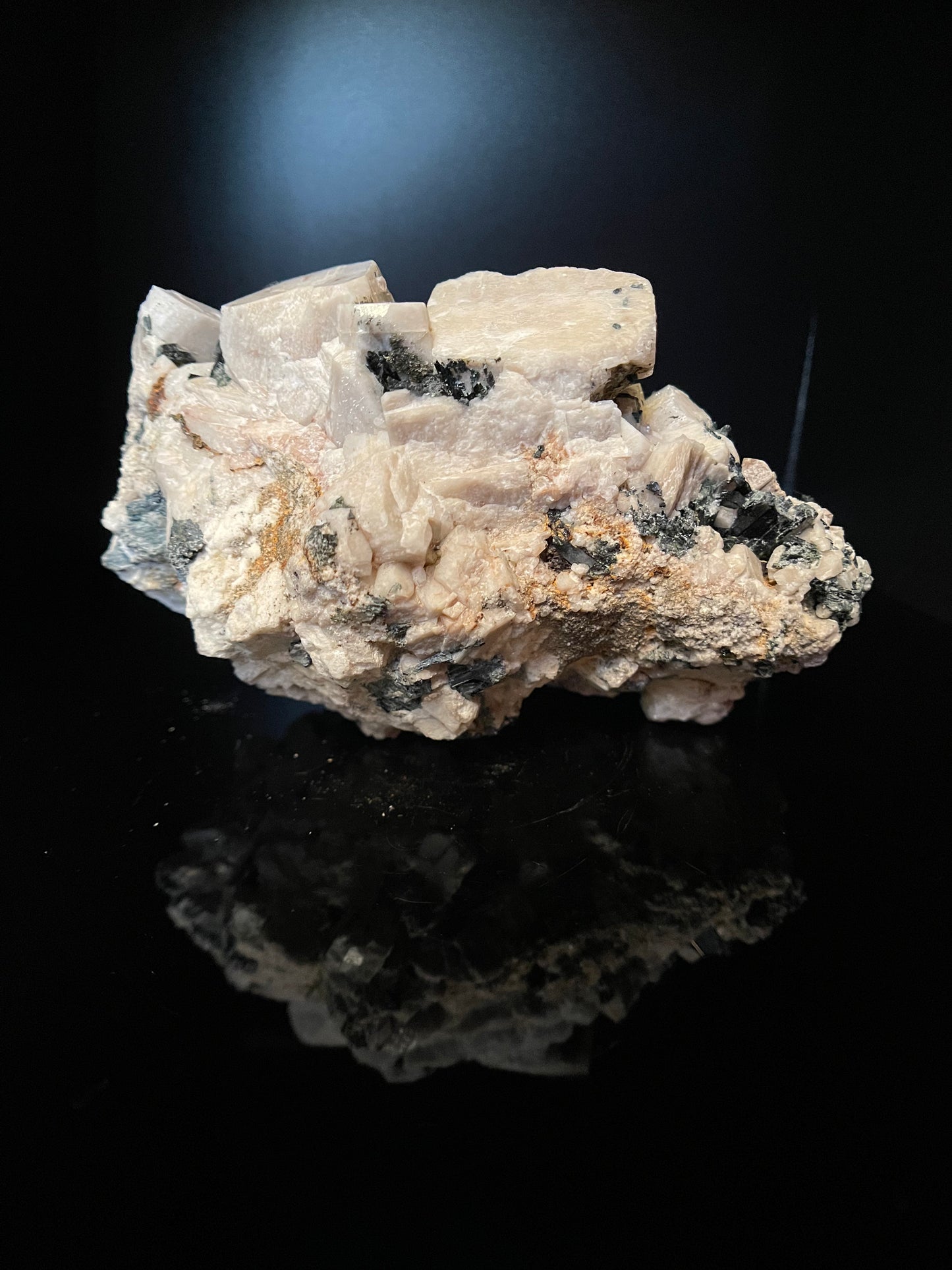 Aegirine with Arfvedsonite, Smoky Quartz, Orthoclase and Zircon 1055.2g (2.33lbs)