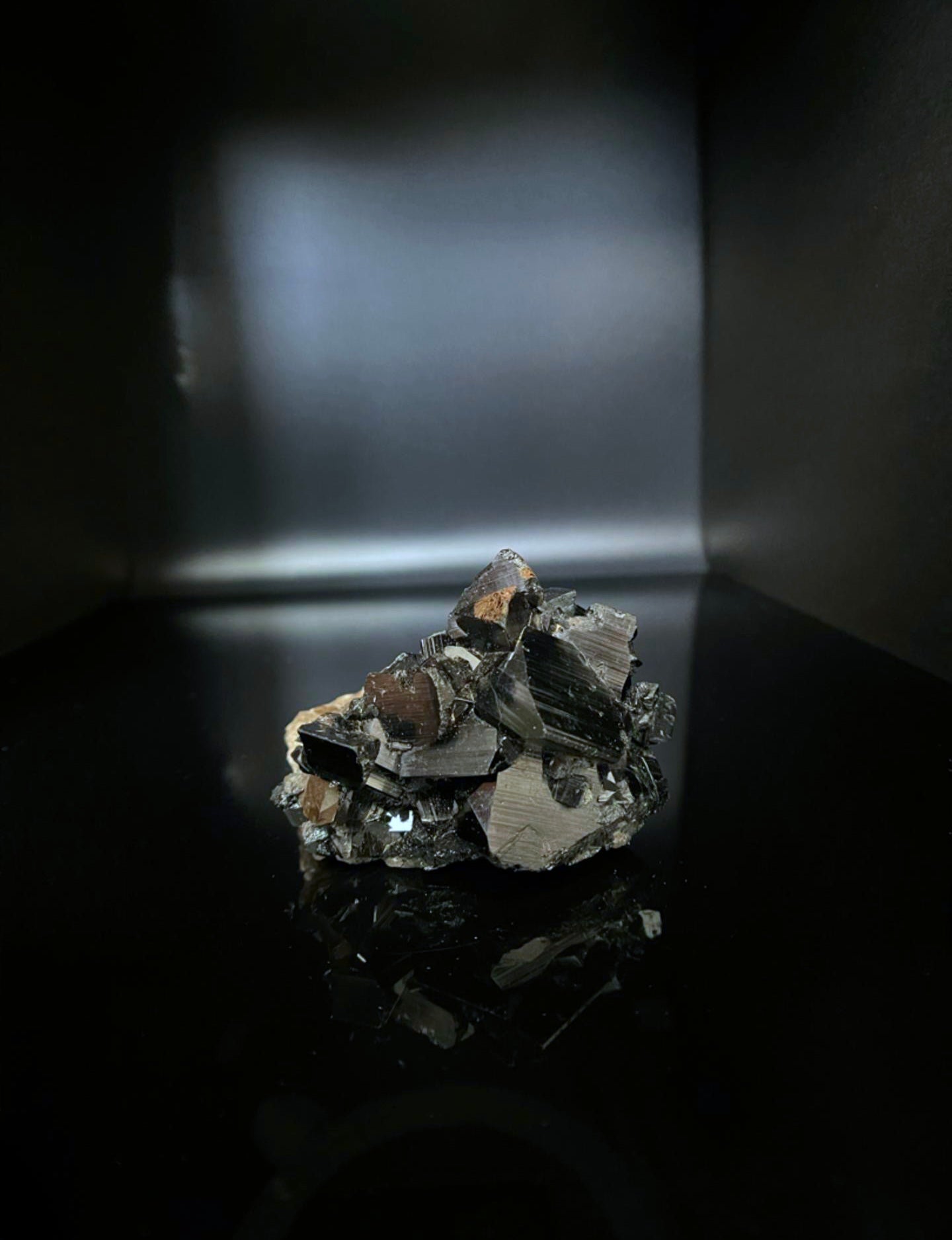 Namibian Black Tourmaline on Quartz 143.7g