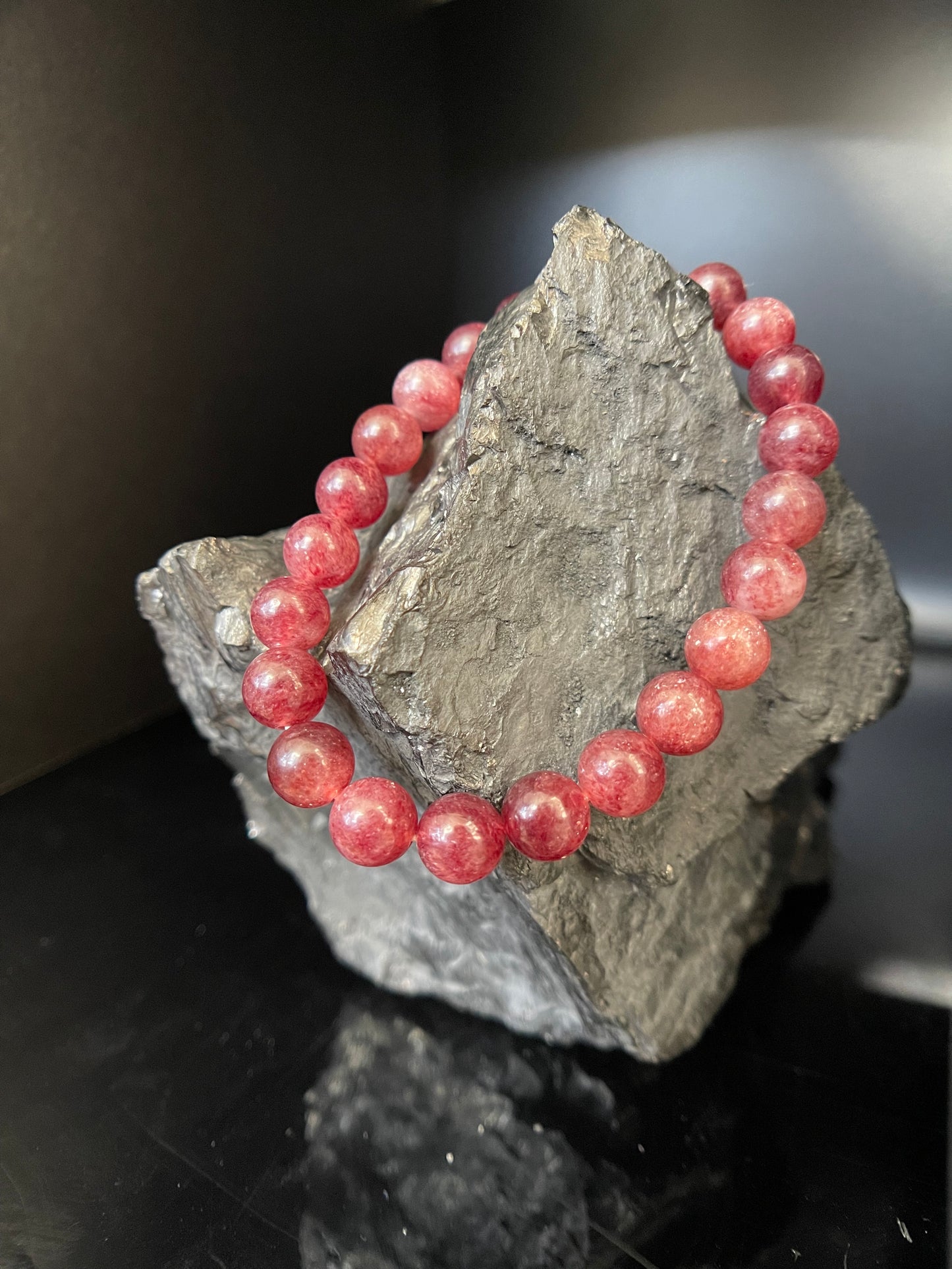 Strawberry Quartz Warrior Bracelet