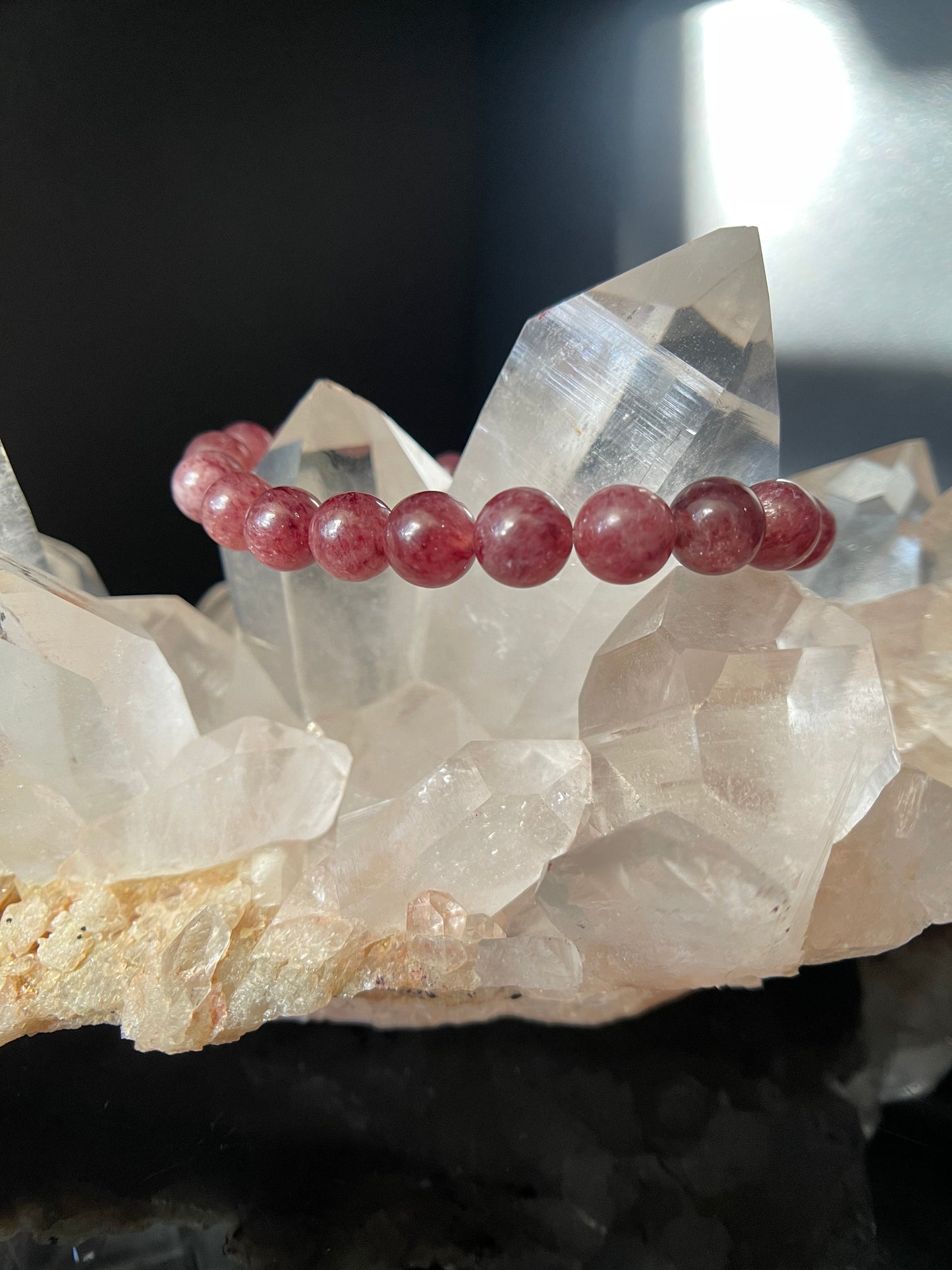 Strawberry Quartz Bracelet