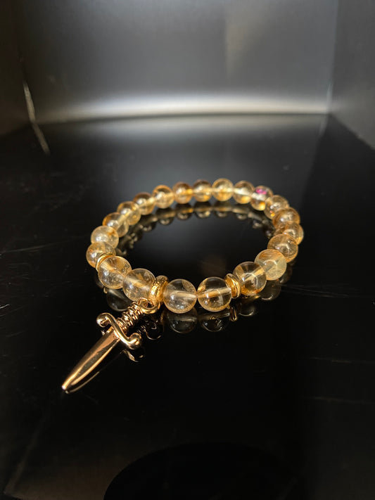 Citrine Dagger Bracelet