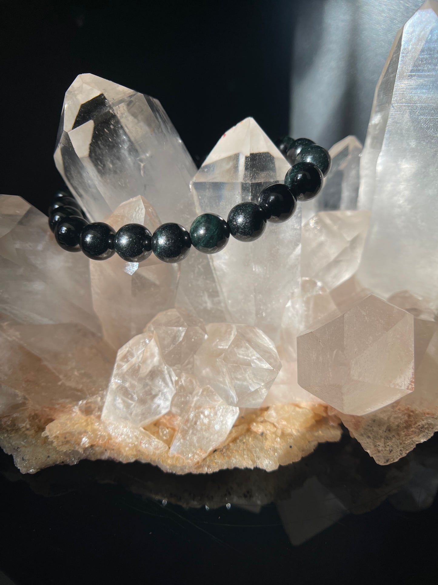 Burmese Black Jade Bracelet