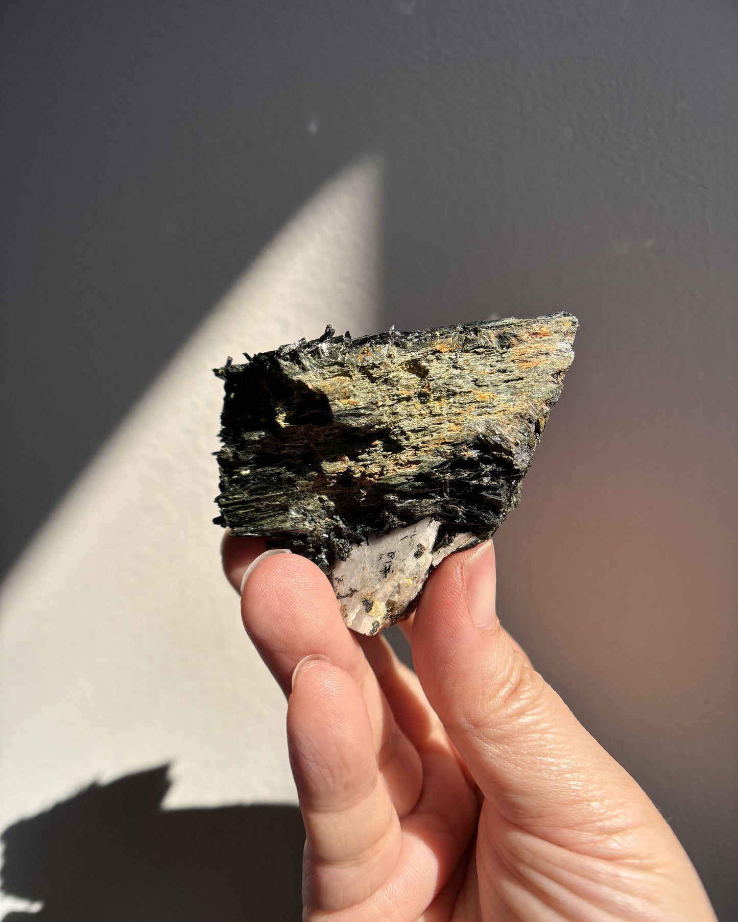 Aegirine Spikes with Orthoclase and Zircon 101.1g