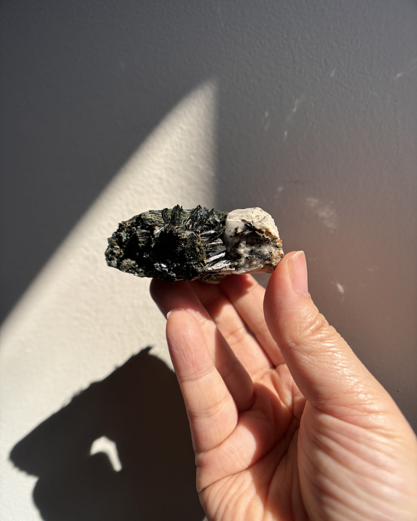 Aegirine Spikes with Orthoclase and Zircon 101.1g