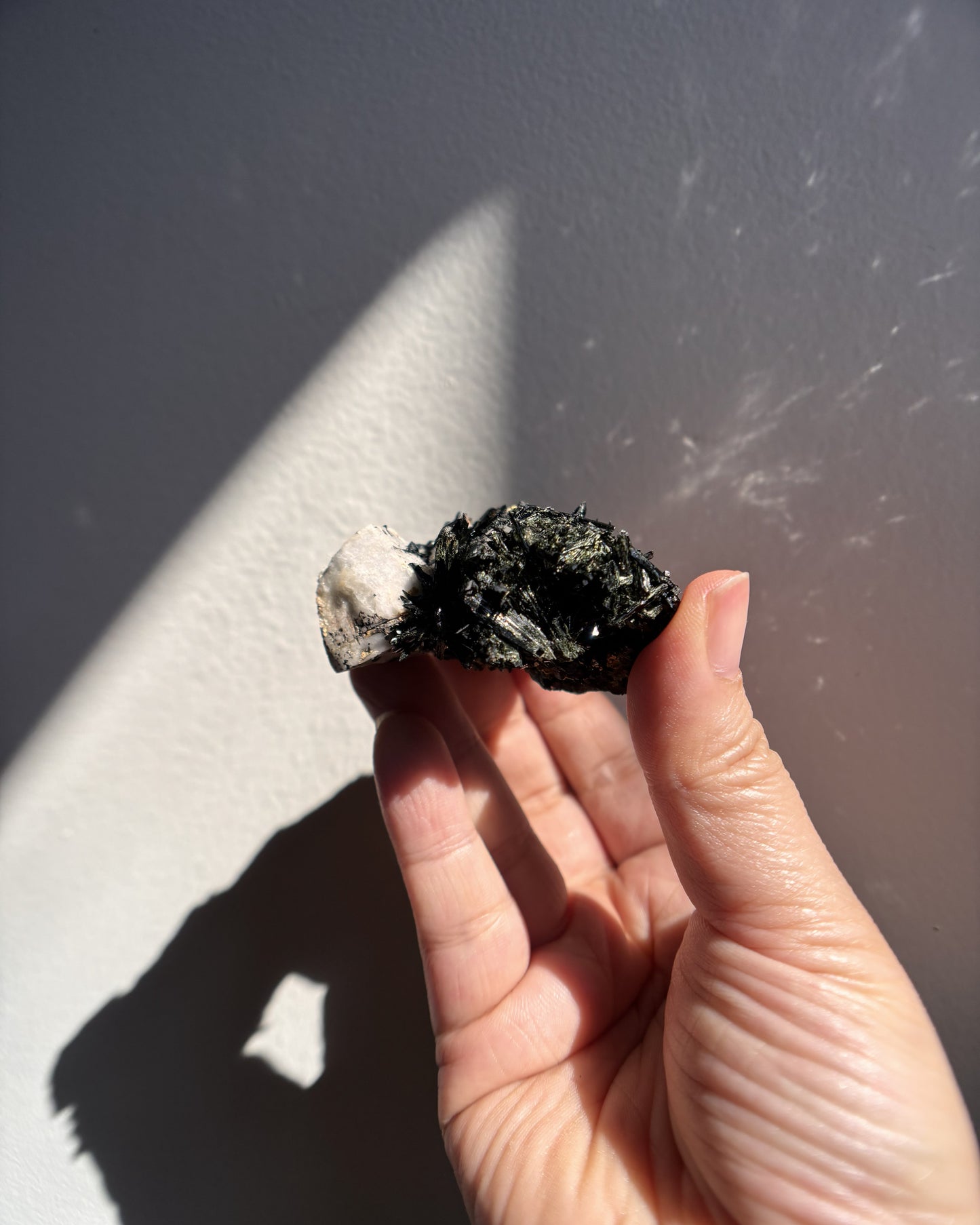 Aegirine Spikes with Orthoclase and Zircon 101.1g