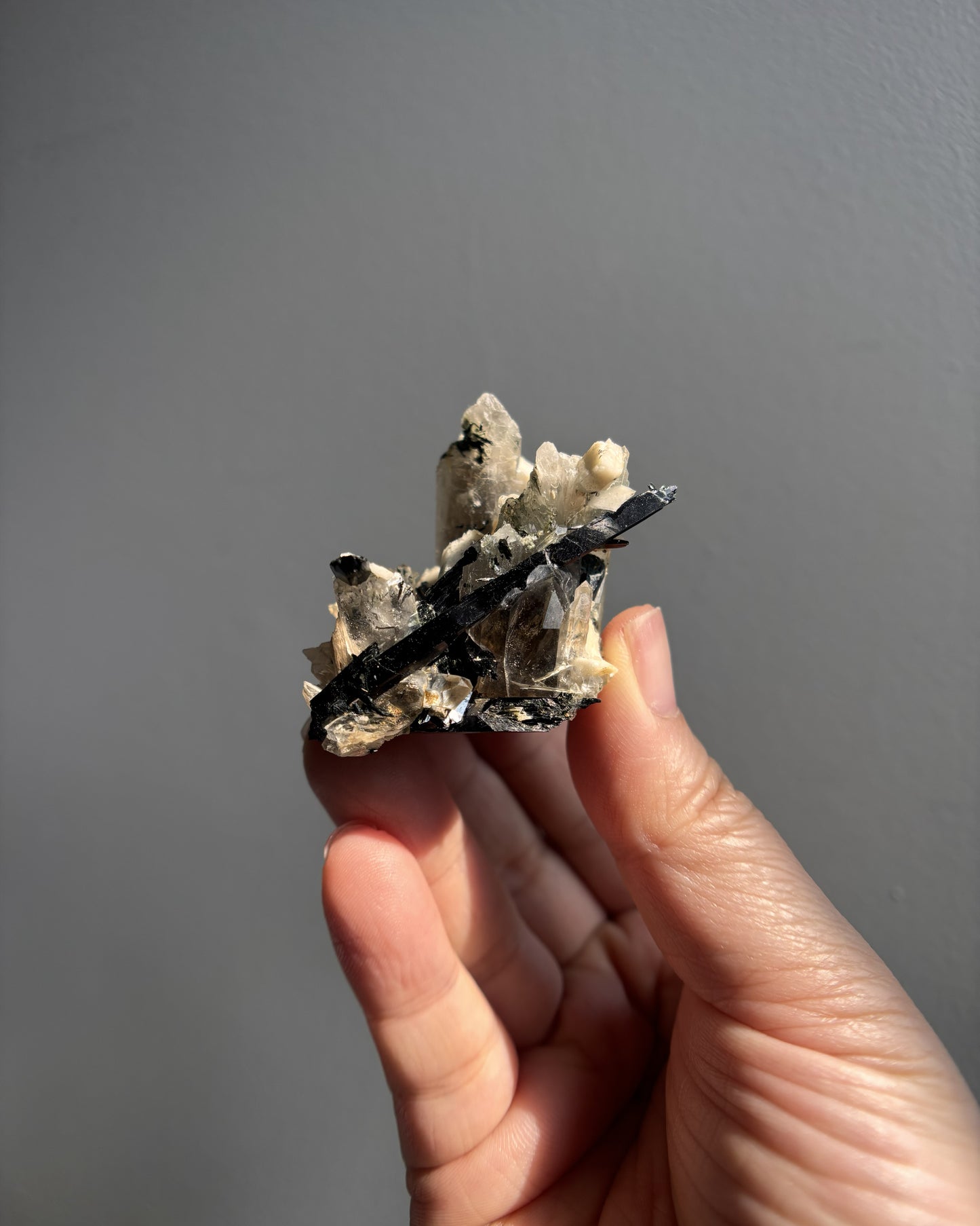 Aegirine Mixed with Smoky Quartz and Orthoclase 45.9g