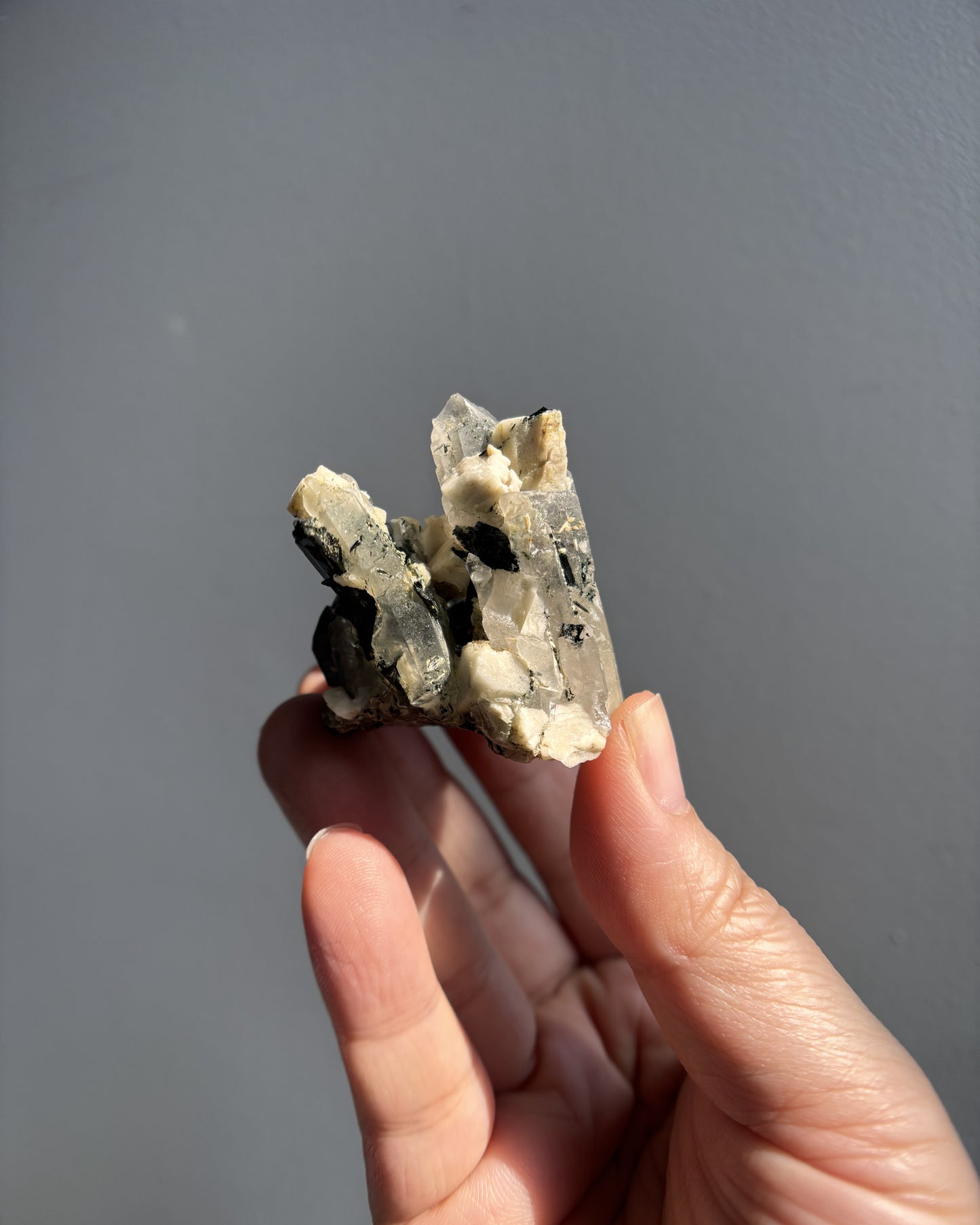 Aegirine Mixed with Smoky Quartz and Orthoclase 45.9g