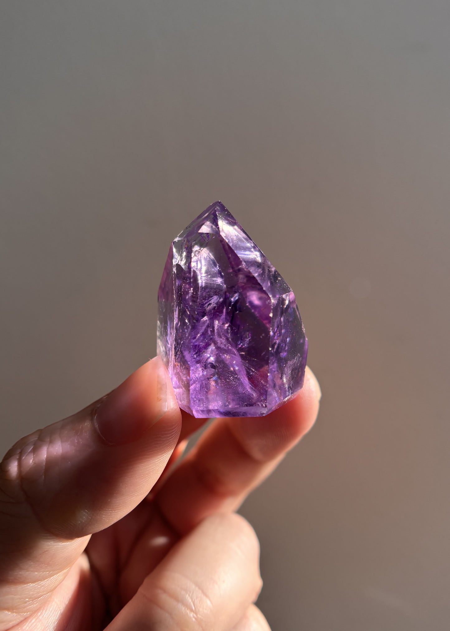 Gemmy Bahai Amethyst Mini Tower 24g