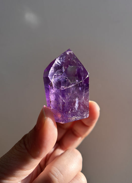 Gemmy Bahai Amethyst Mini Tower 52g