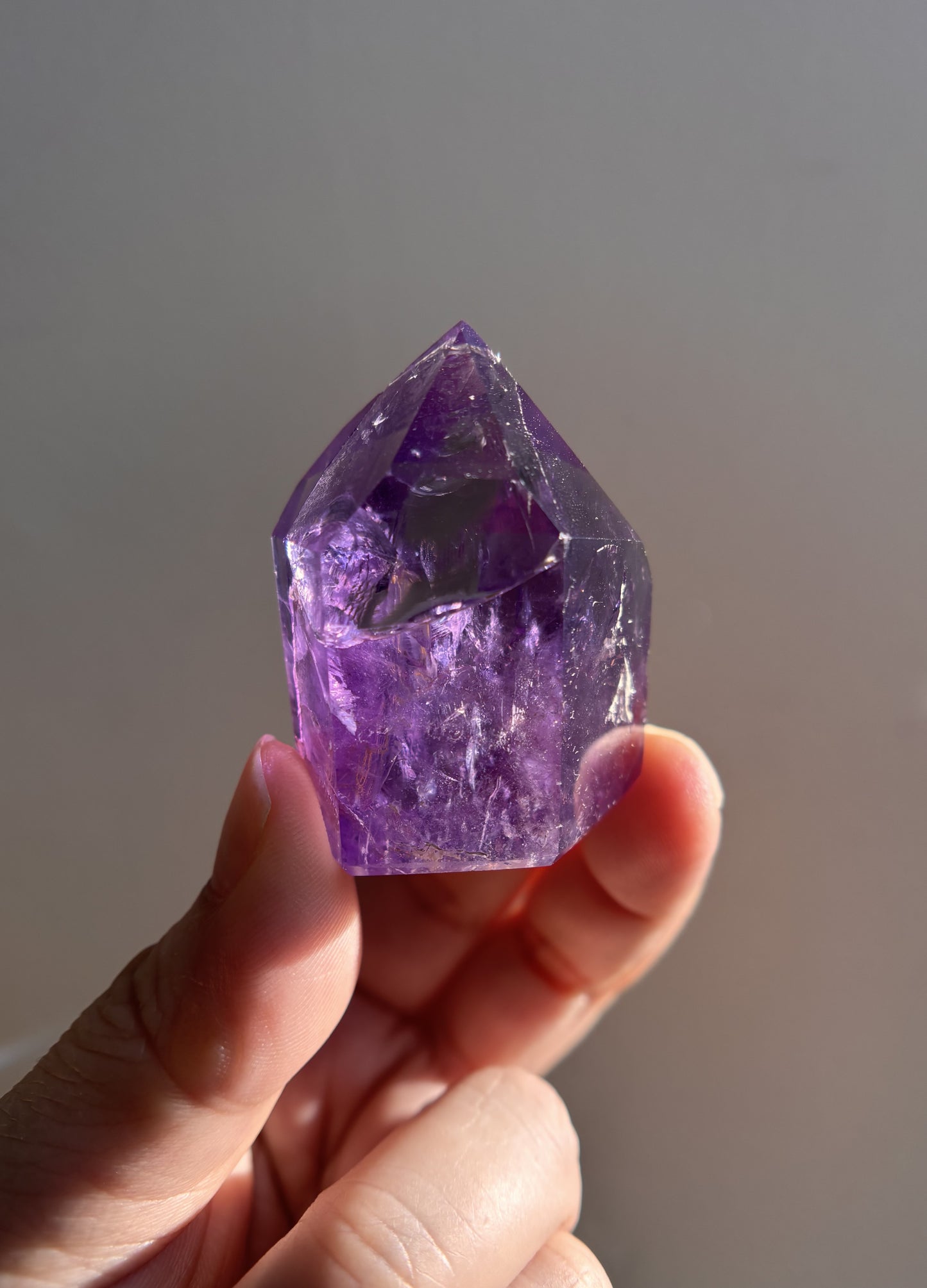 Gemmy Bahai Amethyst Mini Tower 52g