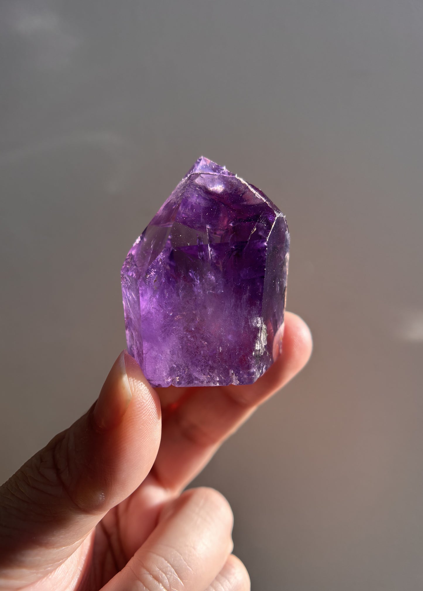 Gemmy Bahai Amethyst Mini Tower 52g