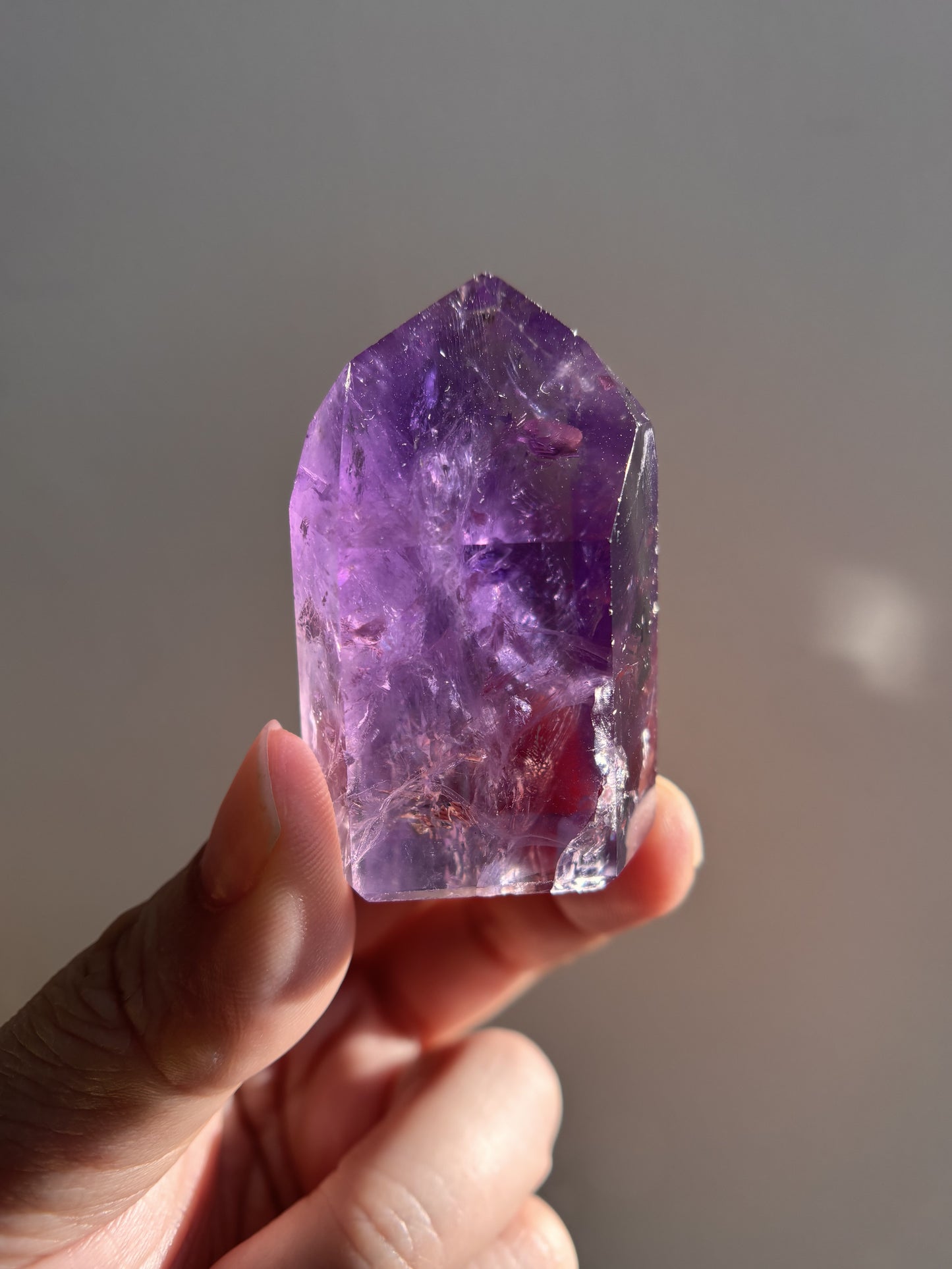 Gemmy Bahai Amethyst Mini Tower 53g