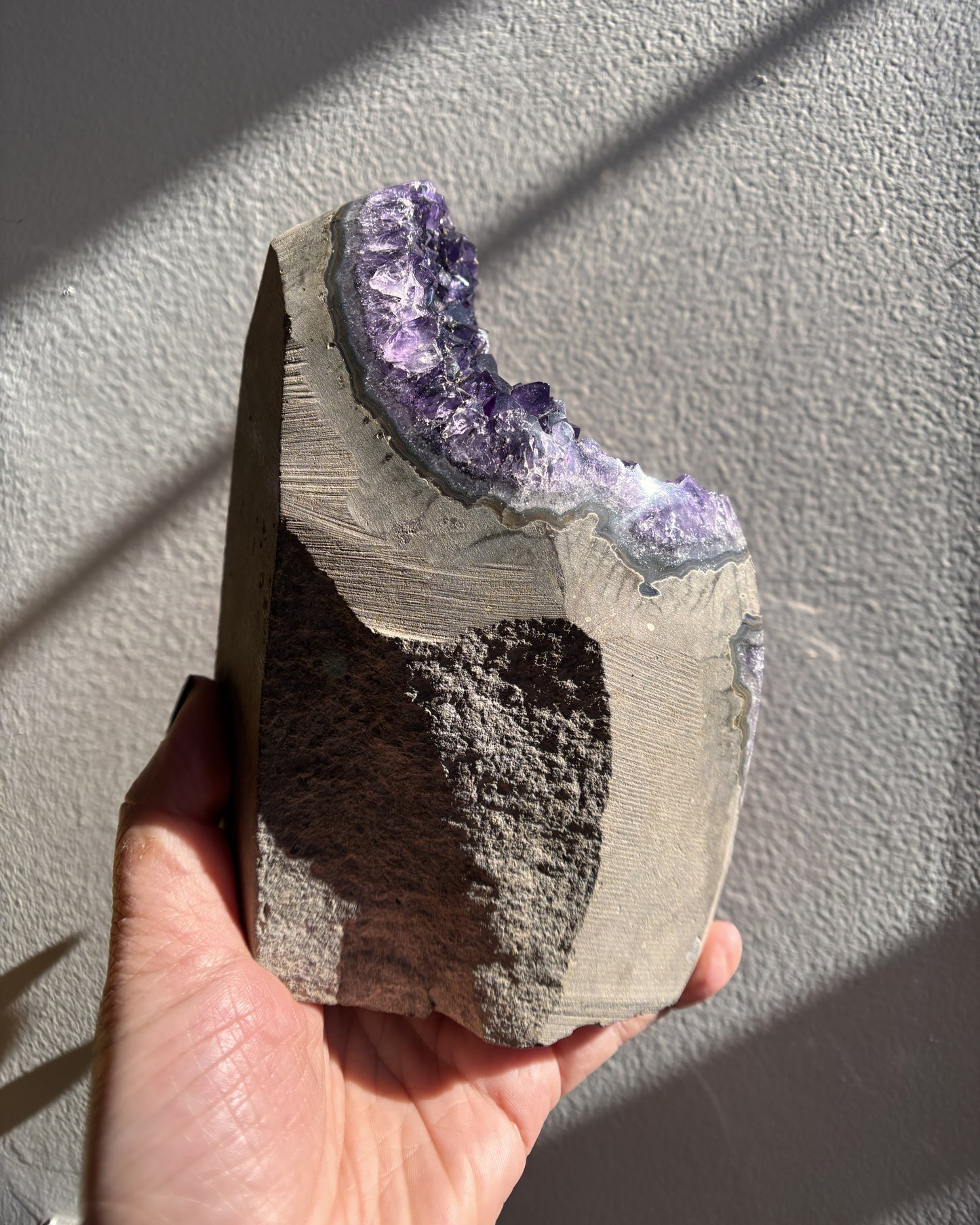 Brazilian Amethyst Cutbase 1.89kg