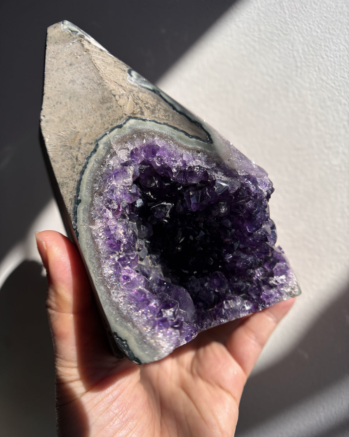 Brazilian Amethyst Cutbase 2.18kg