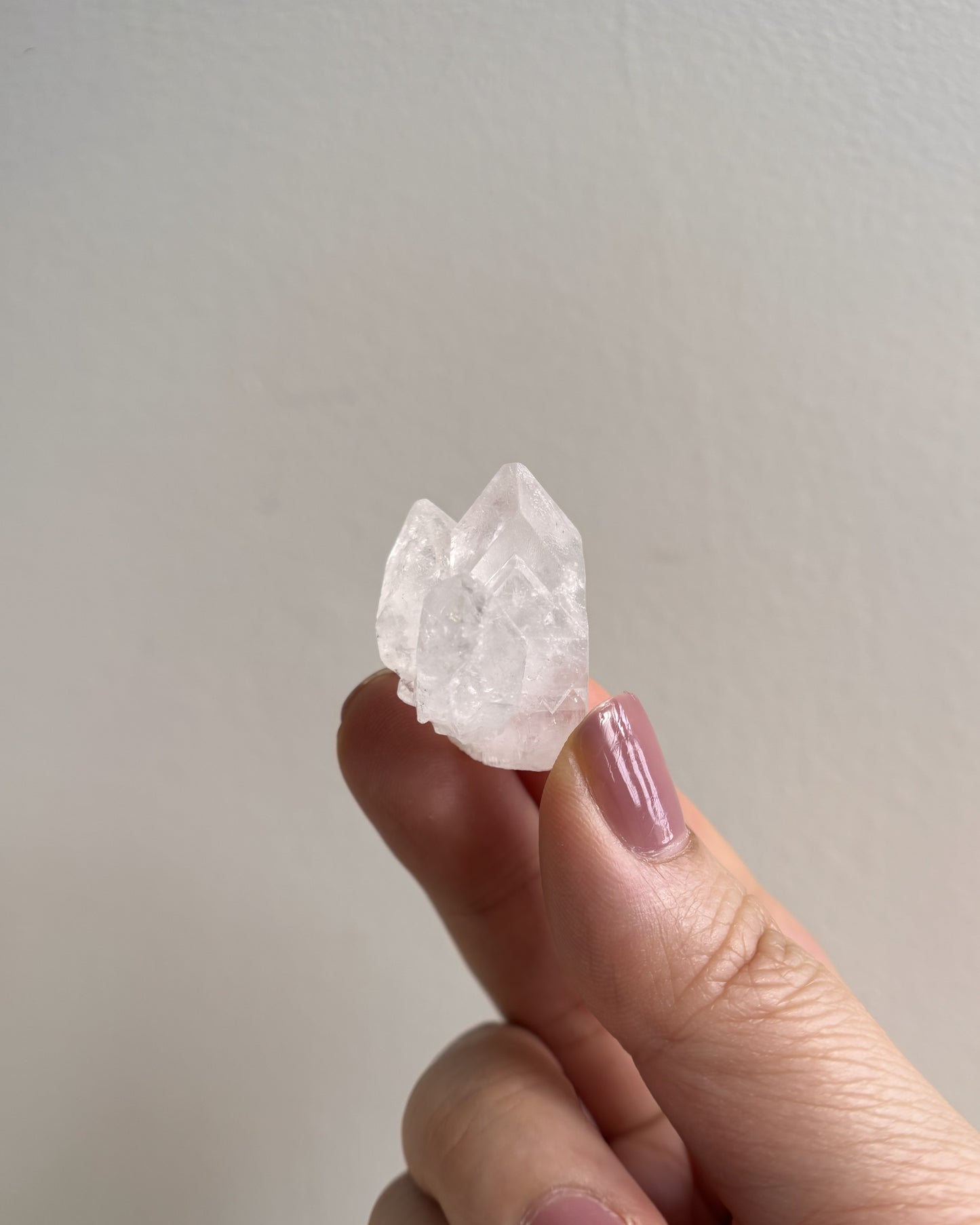Apophyllite Cluster with Multiple Terminations - Medium (12.4g)
