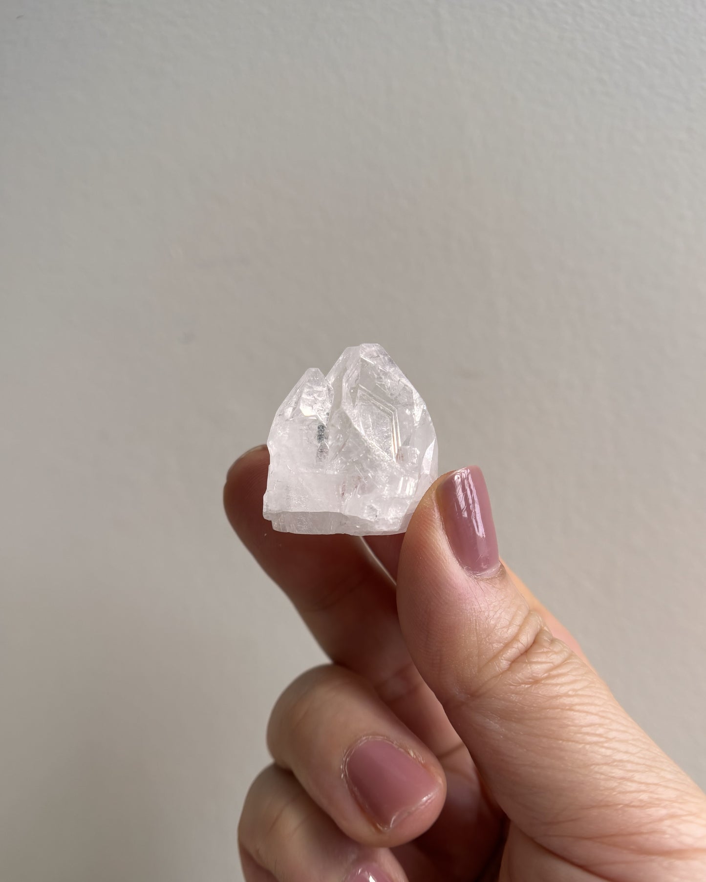 Apophyllite Multi‑Point Pyramid with Key Formation - Medium (12.9g)