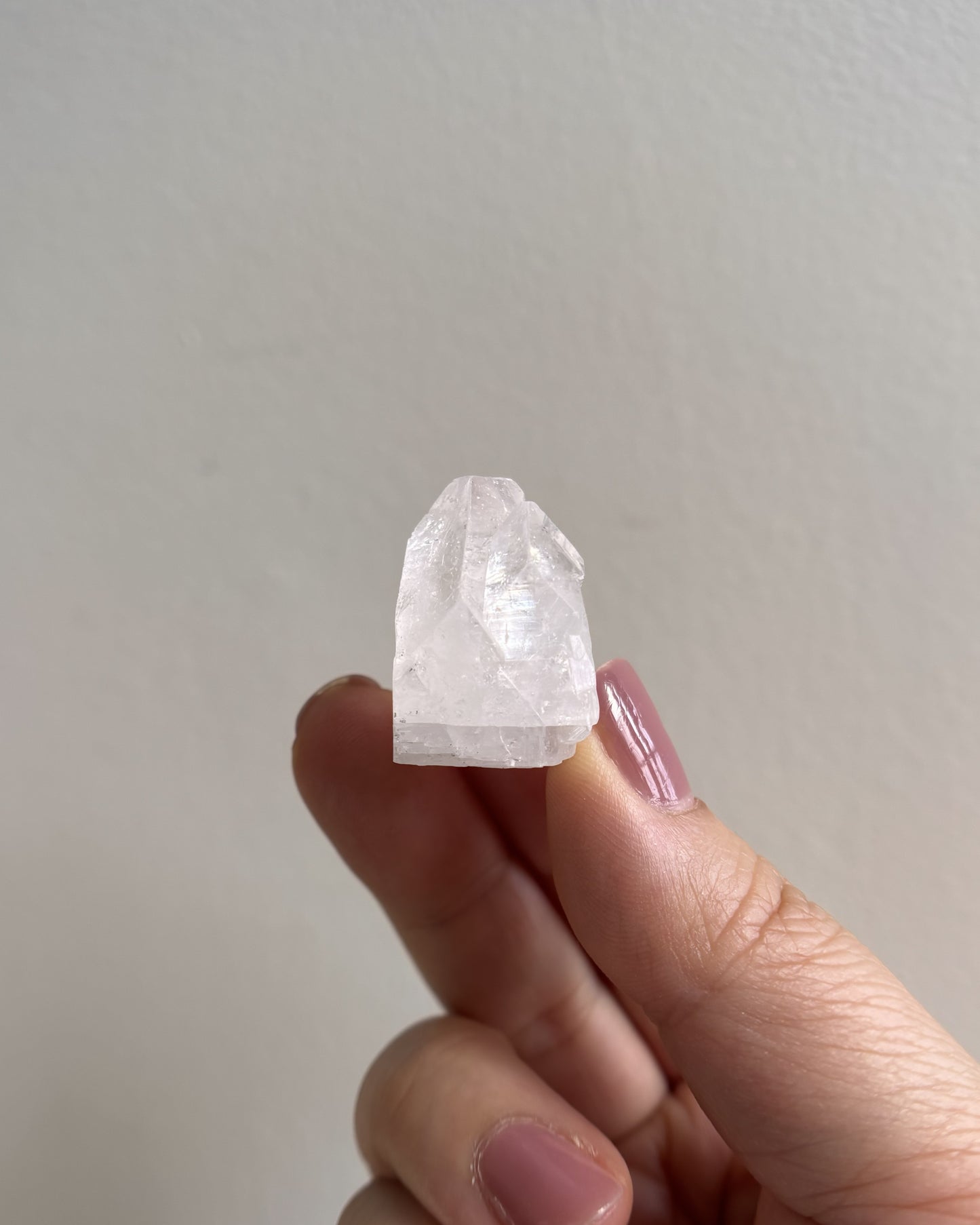 Apophyllite Multi‑Point Pyramid with Key Formation - Medium (12.9g)