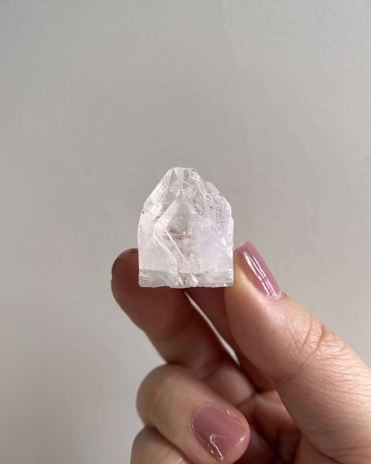 Apophyllite Multi‑Point Pyramid with Key Formation - Medium (12.9g)